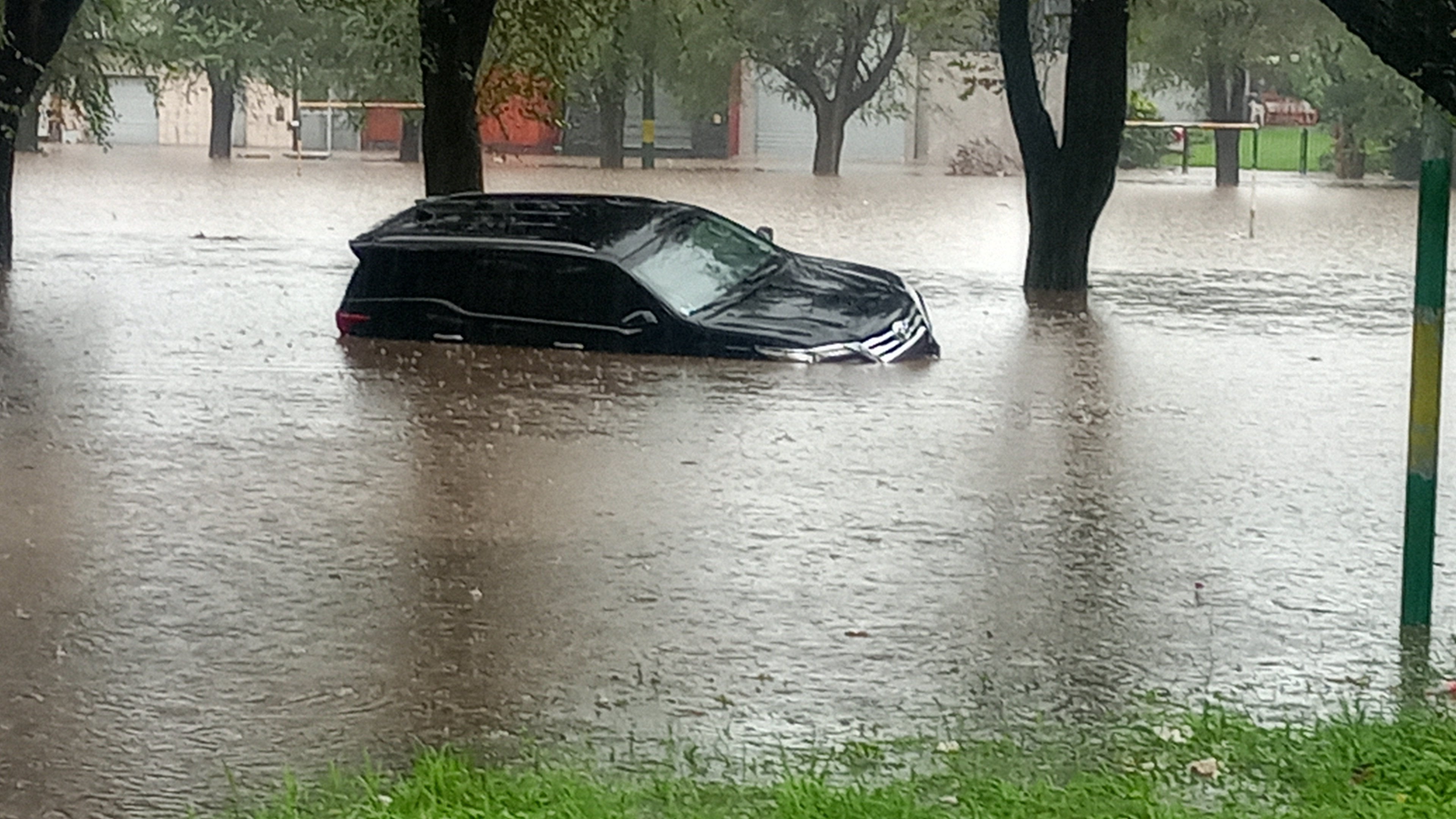 Un diluvio de media hora anegó calles, afectó viviendas y vehículos en Mar del Plata