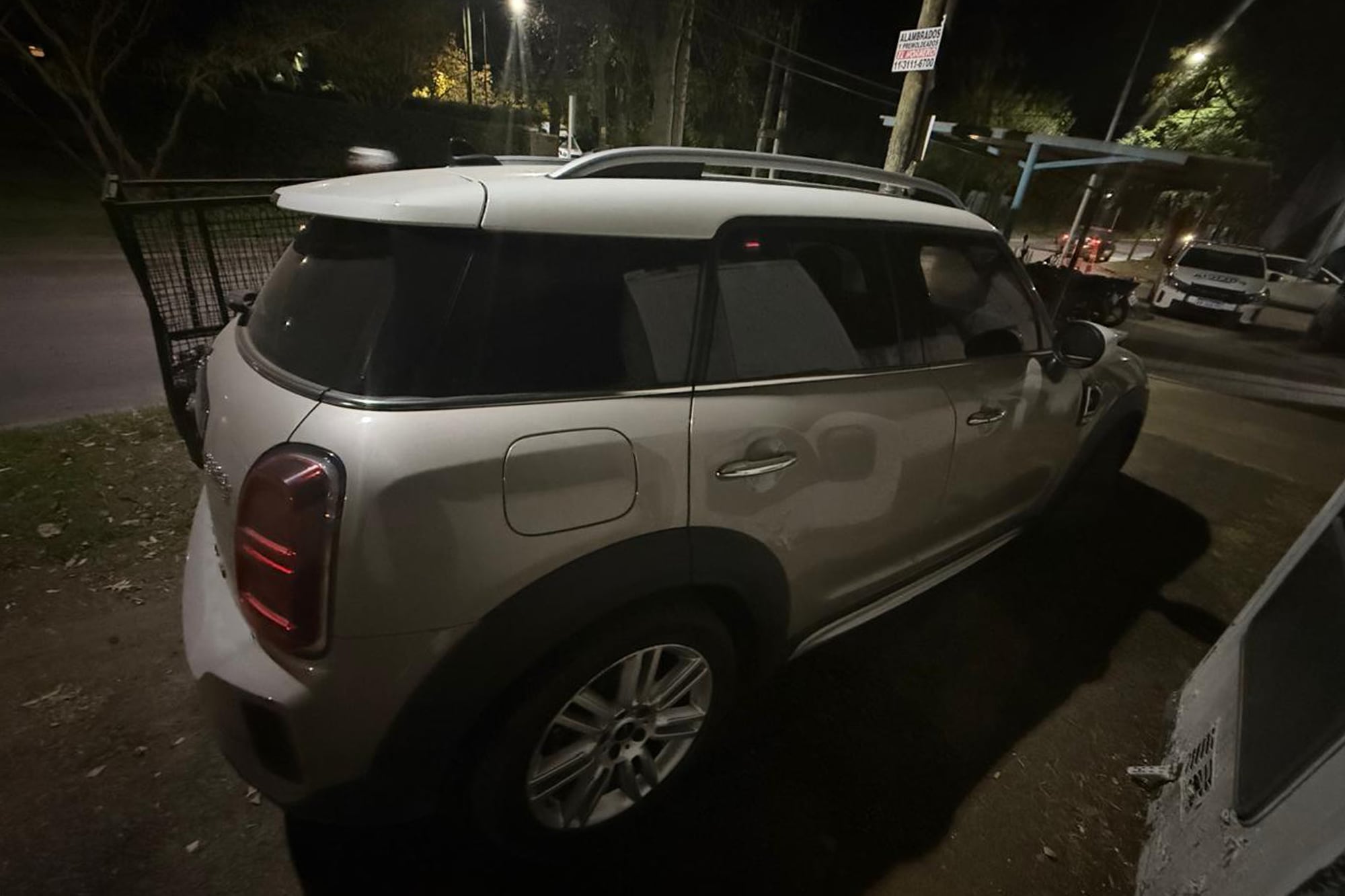 Uno de los autos secuestrados en los allanamientos