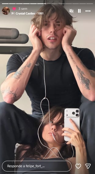 Felipe Fort contó que conoció personalmente a su novia en Málaga hace tres meses (Foto: Instagram @felipe_fort_)