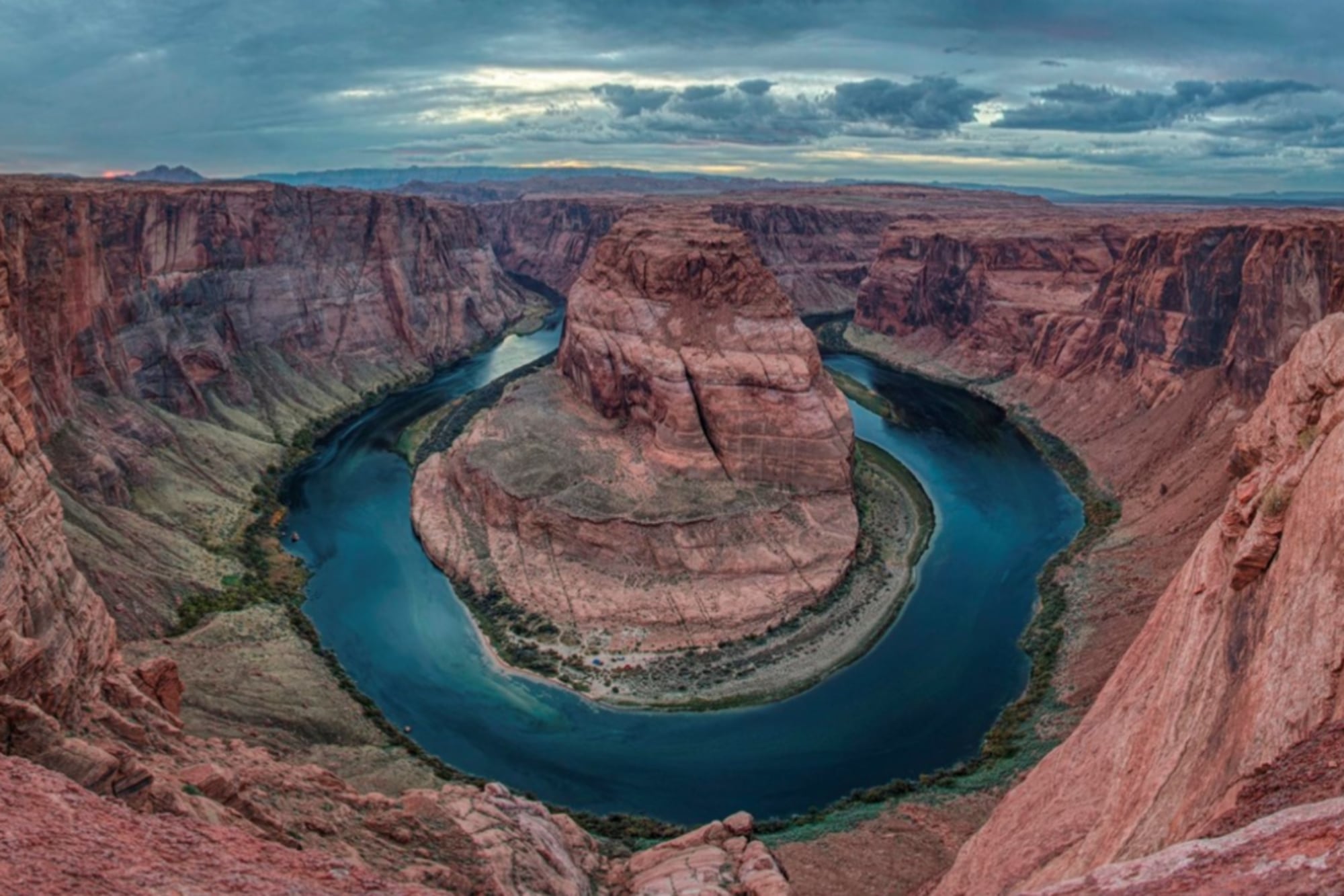 El río Bravo, límite natural entre Estados Unidos y México, atraviesa el Parque Nacional Big Bend