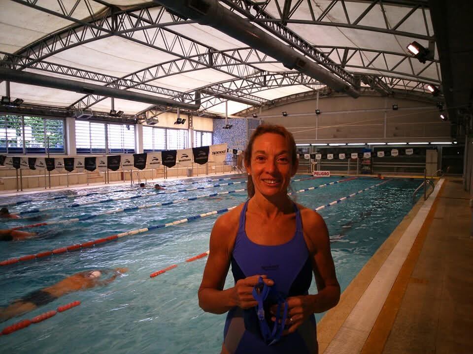 Manuela eligió a la natación como su nueva disciplina.