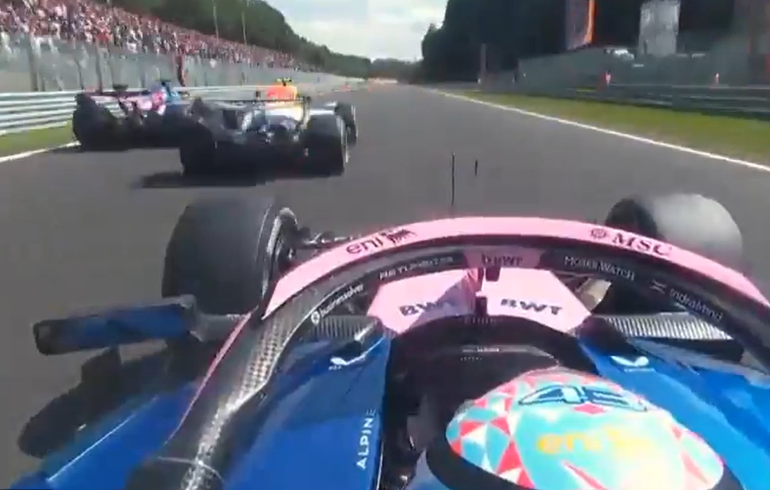 El gran adelantamiento de Franco Colapinto en el Gran Premio de Bélgica: pasó a Lawson y a Gasly