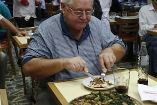 Luego del escrache, en Güerrín también se pueden comer pizzas veganas