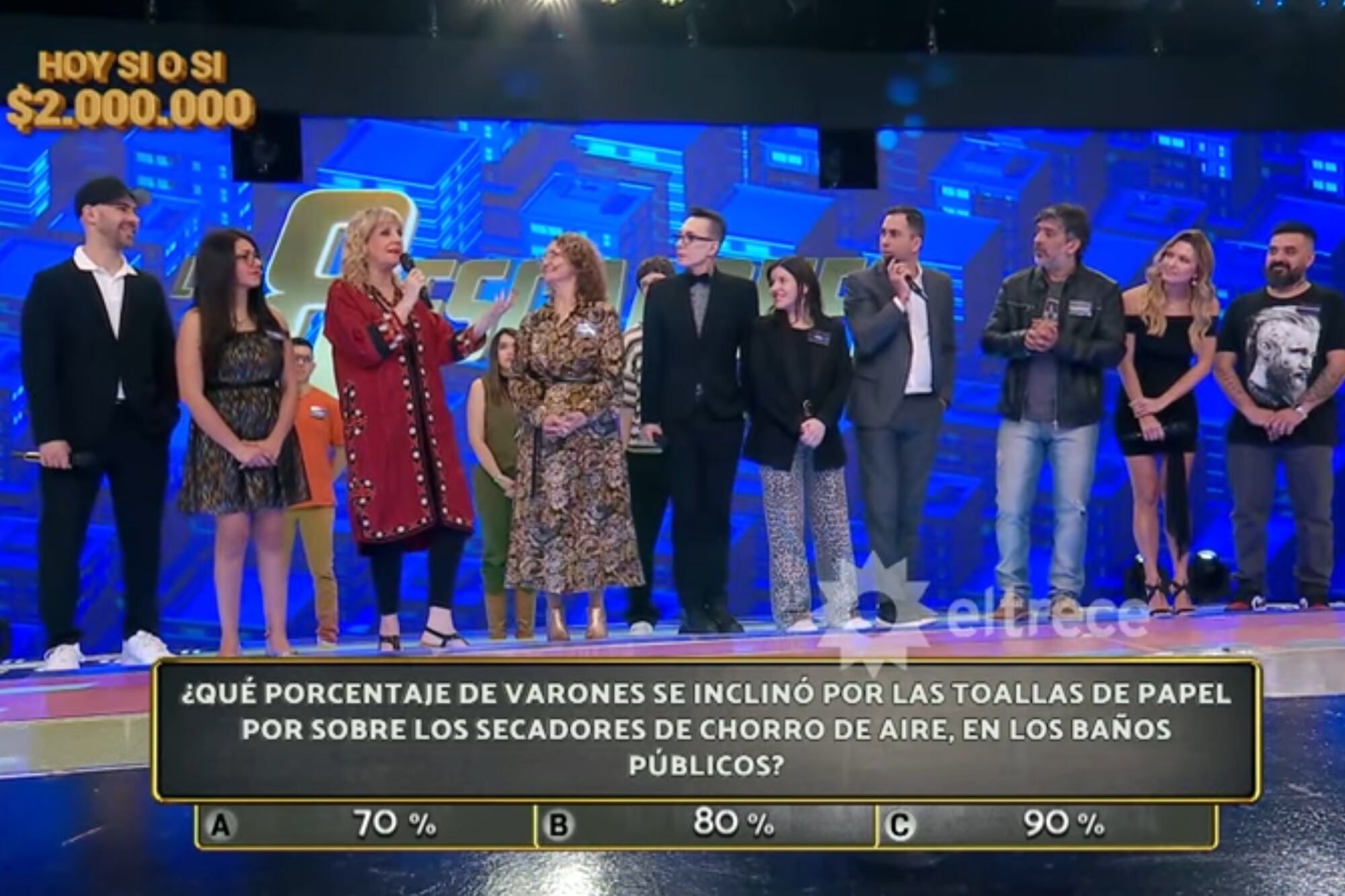 Tras la pregunta, en el programa debatieron sobre la higiene masculina en los baños (Foto: captura de video / eltrece)