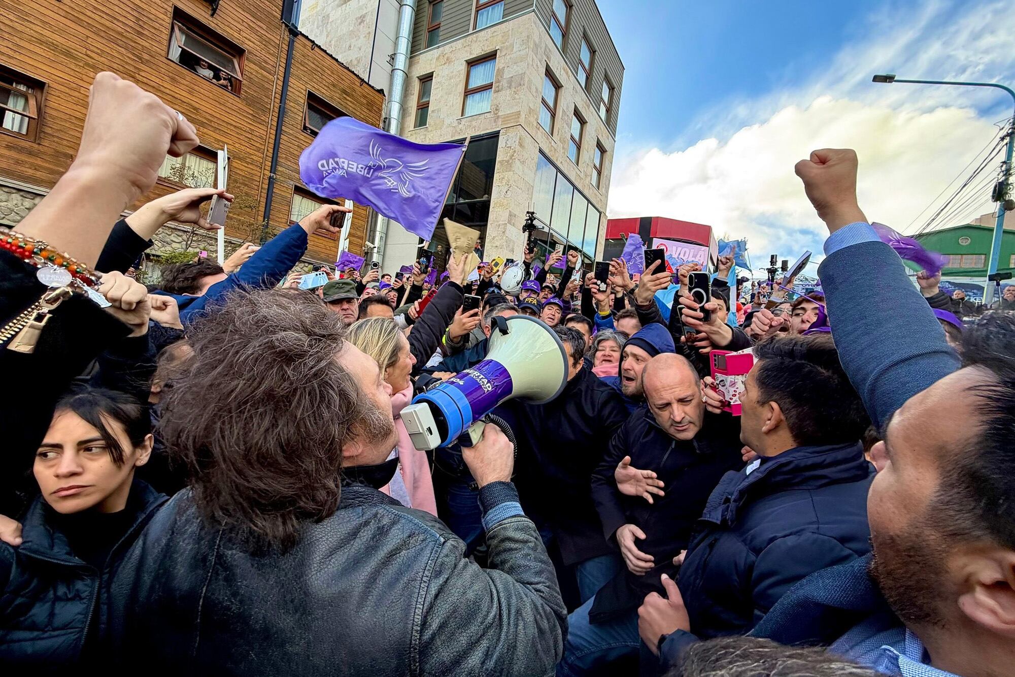 Javier Milei en Ushuaia