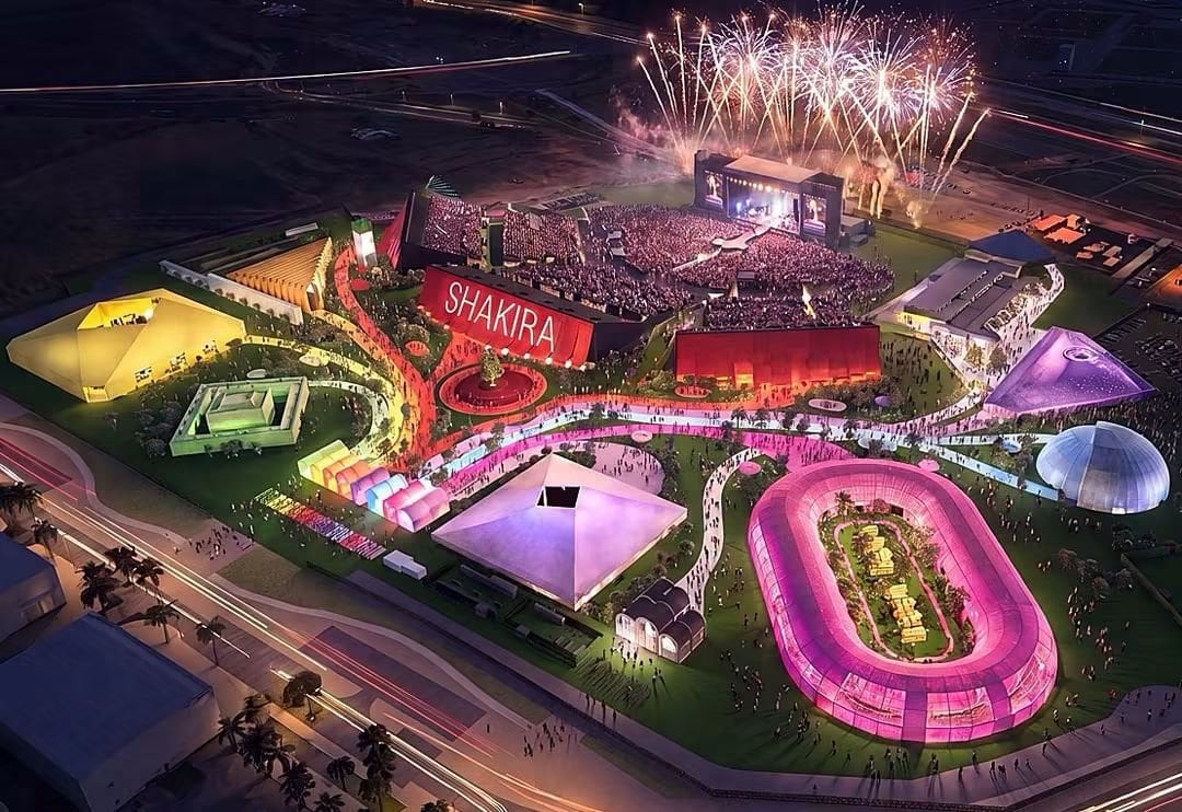 La ciudad ficticia diseñada para los shows de Shakira en España