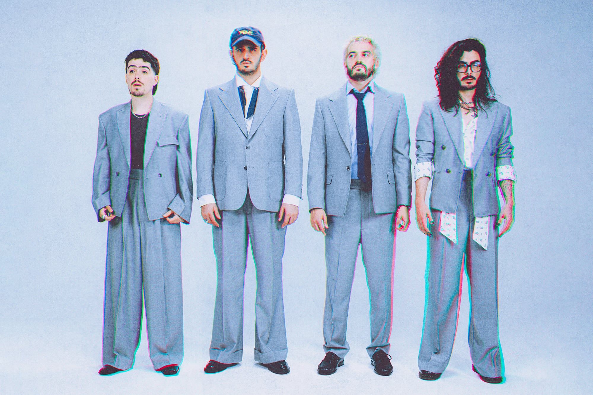 La banda de pop colombiano Morat.