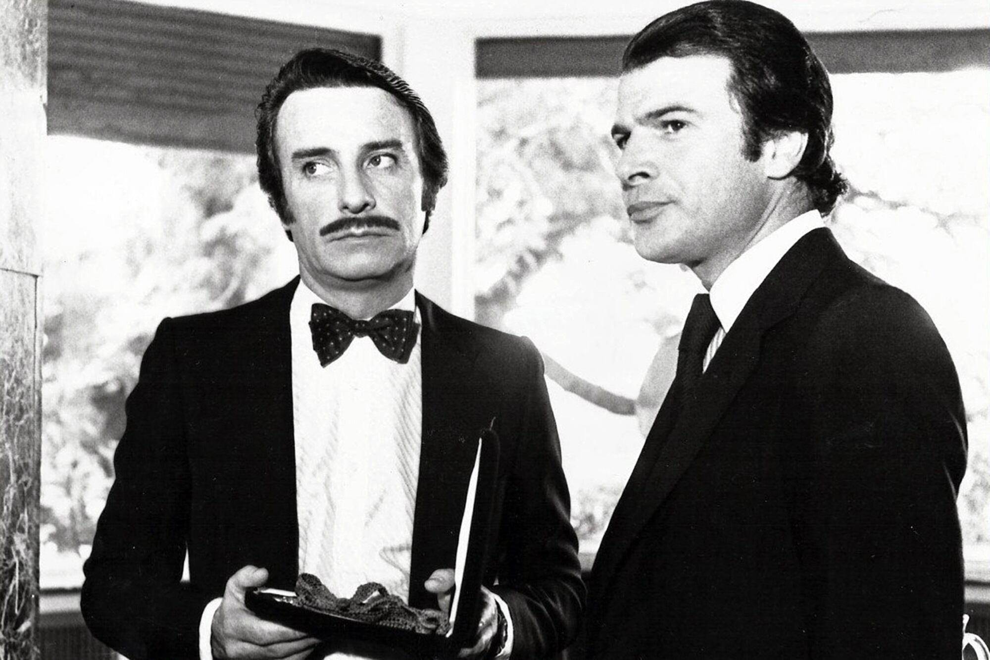 Santiago Bal con Alberto Martín, en Los hijos de López, de 1980