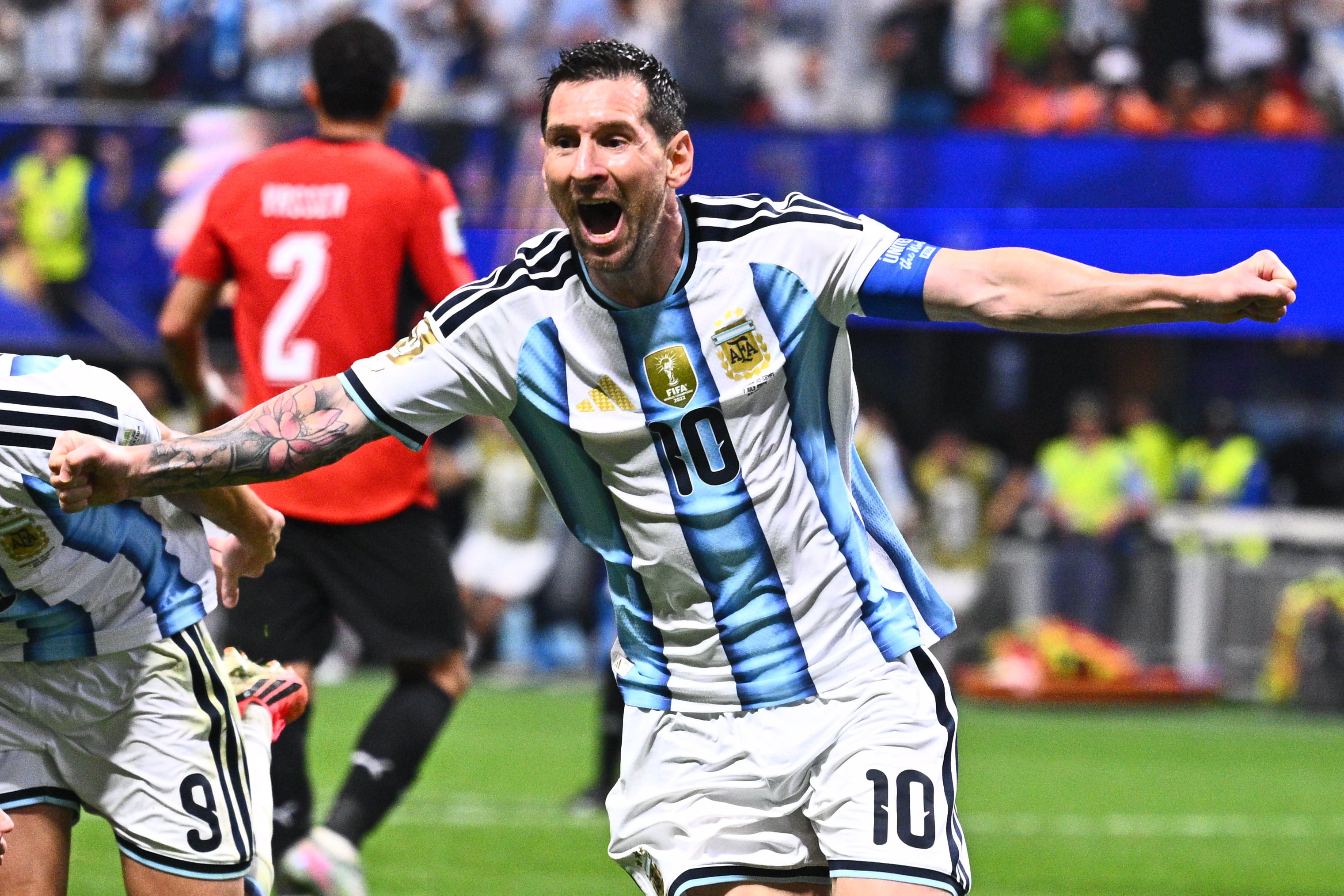 Argentina llegó a los cuartos de final tras vencer por 3-2 a Egipto