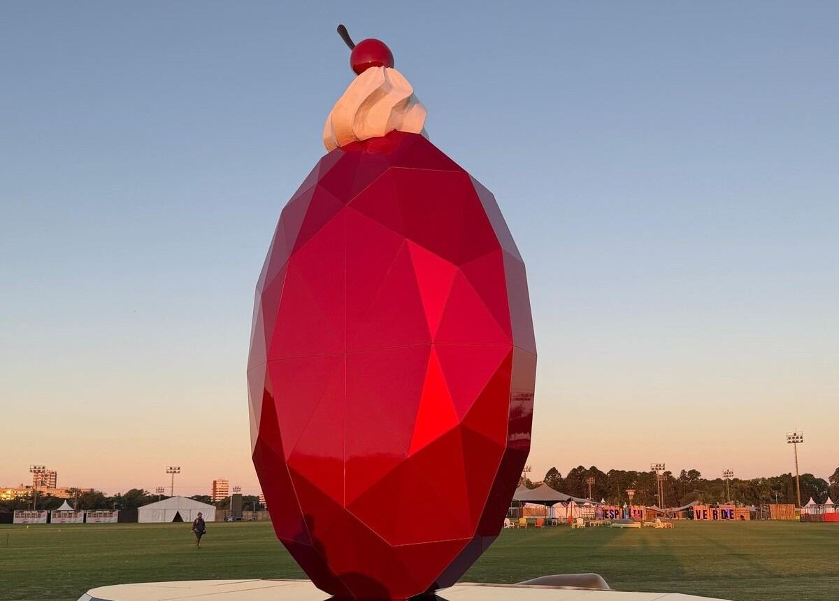 La escultura de Cynthia Cohen en Lollapalooza