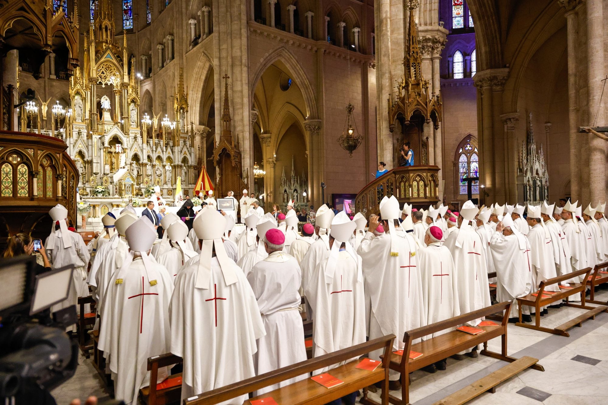Los obispos en la Basílica de Luján