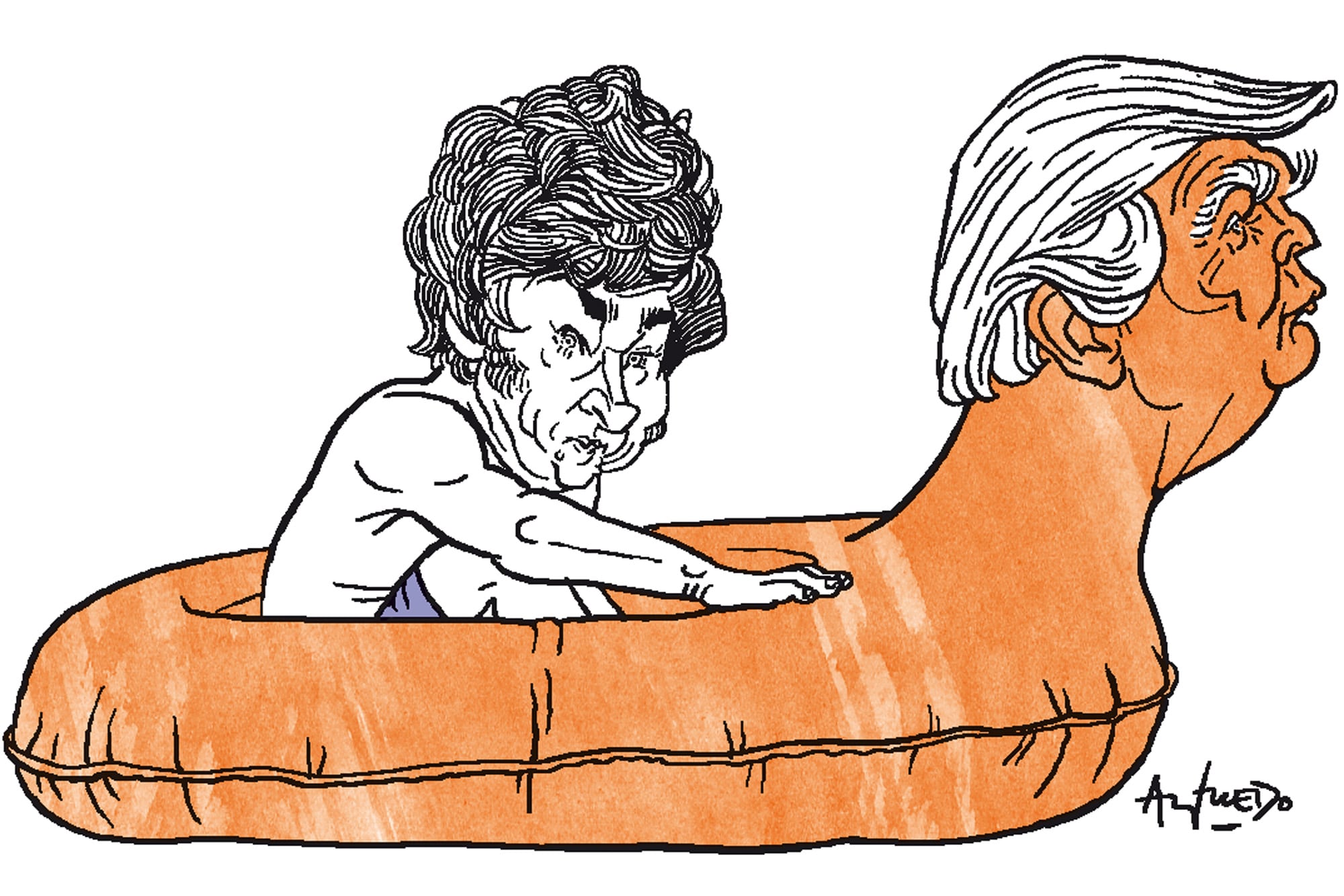 Javier Milei y Donald Trump