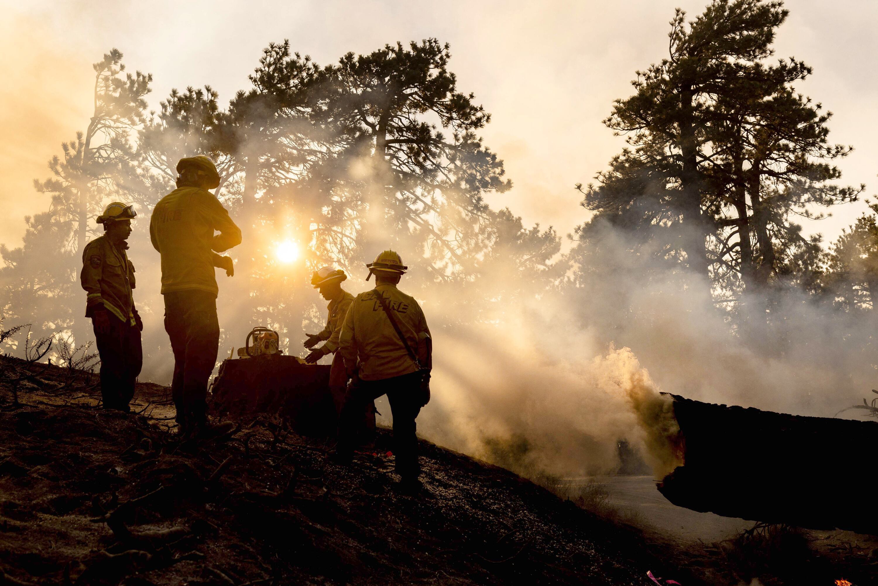 Incendios en California con récord de calor, el mes pasado