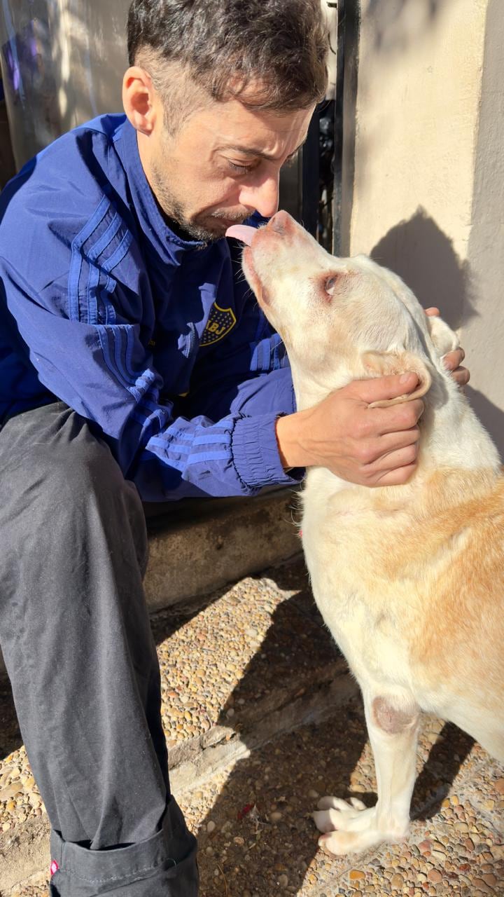 Miguel, uno de los vecinos que participó en el rescate de Catalina.