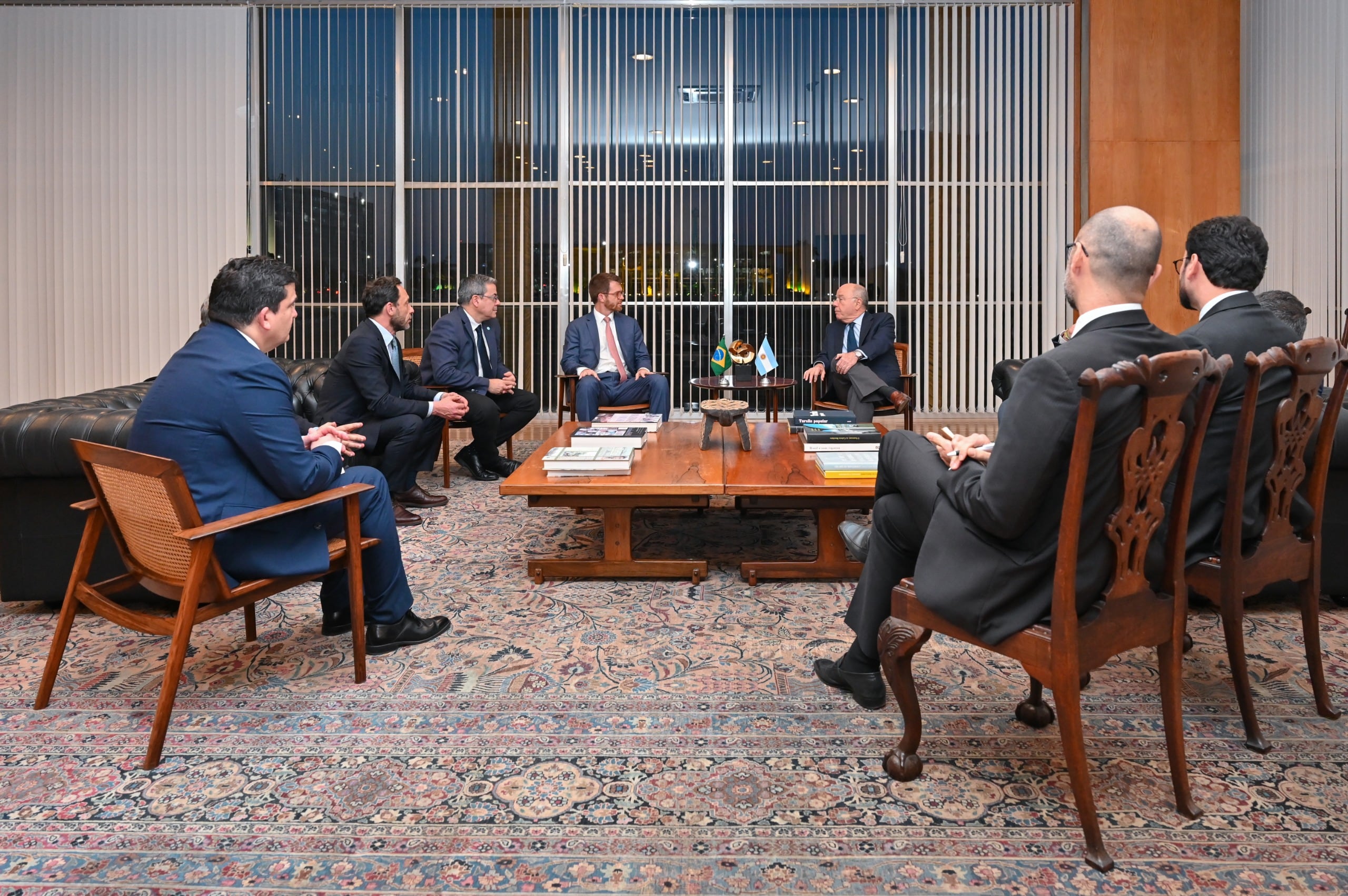 La reunión de legisladores argentinos con funcionarios y senadores brasileños