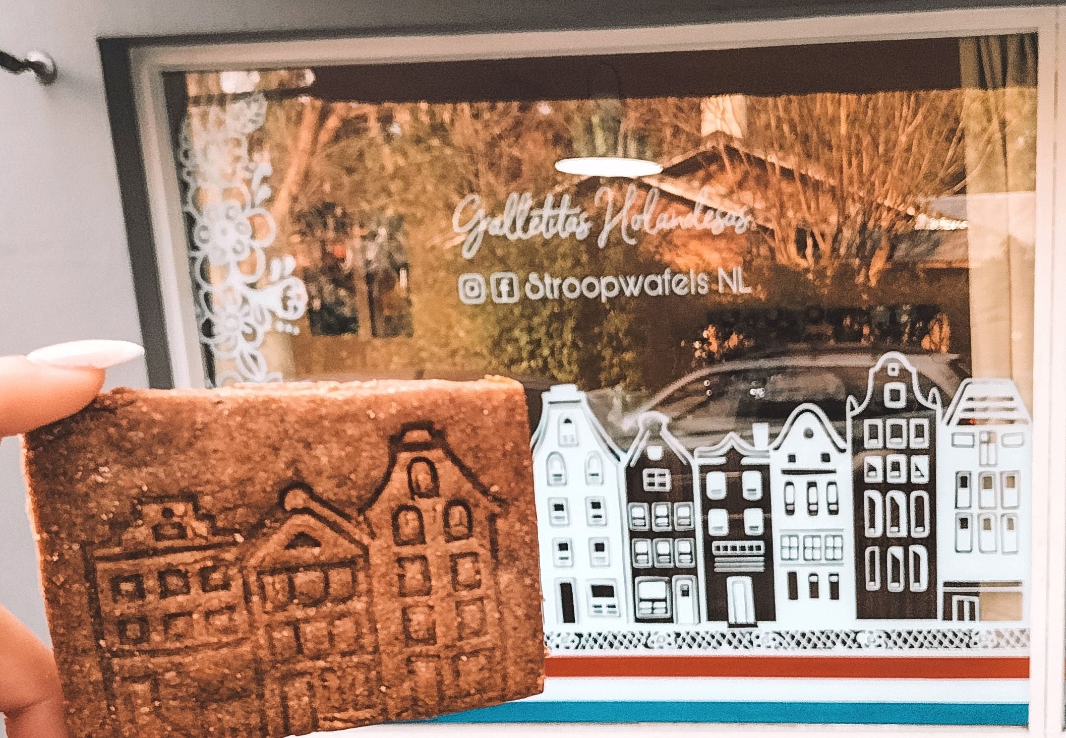 Las galletitas con especias y casitas