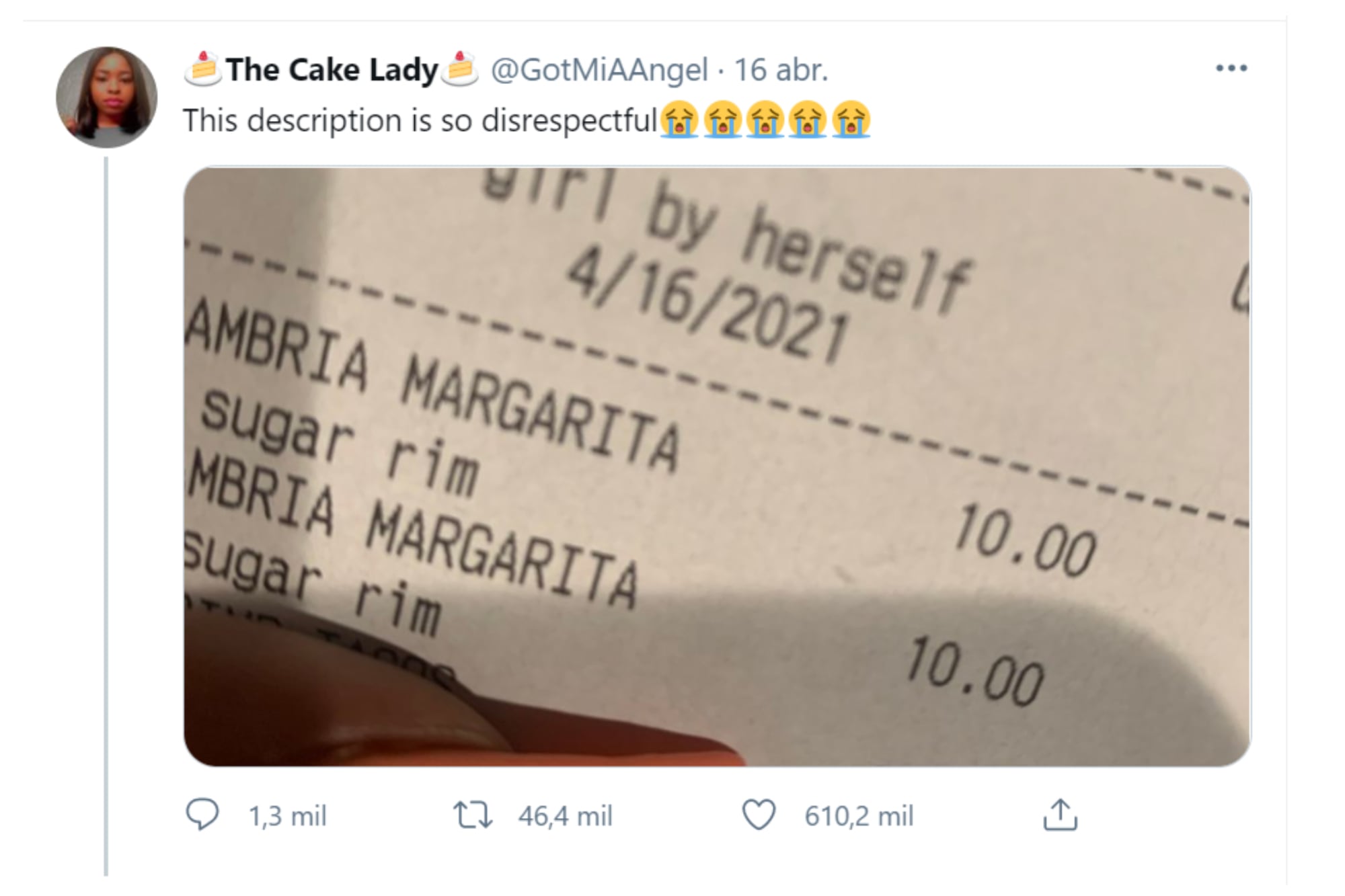Una mujer decidió publicar el ticket de la compra por los comentarios ofensivos que recibió