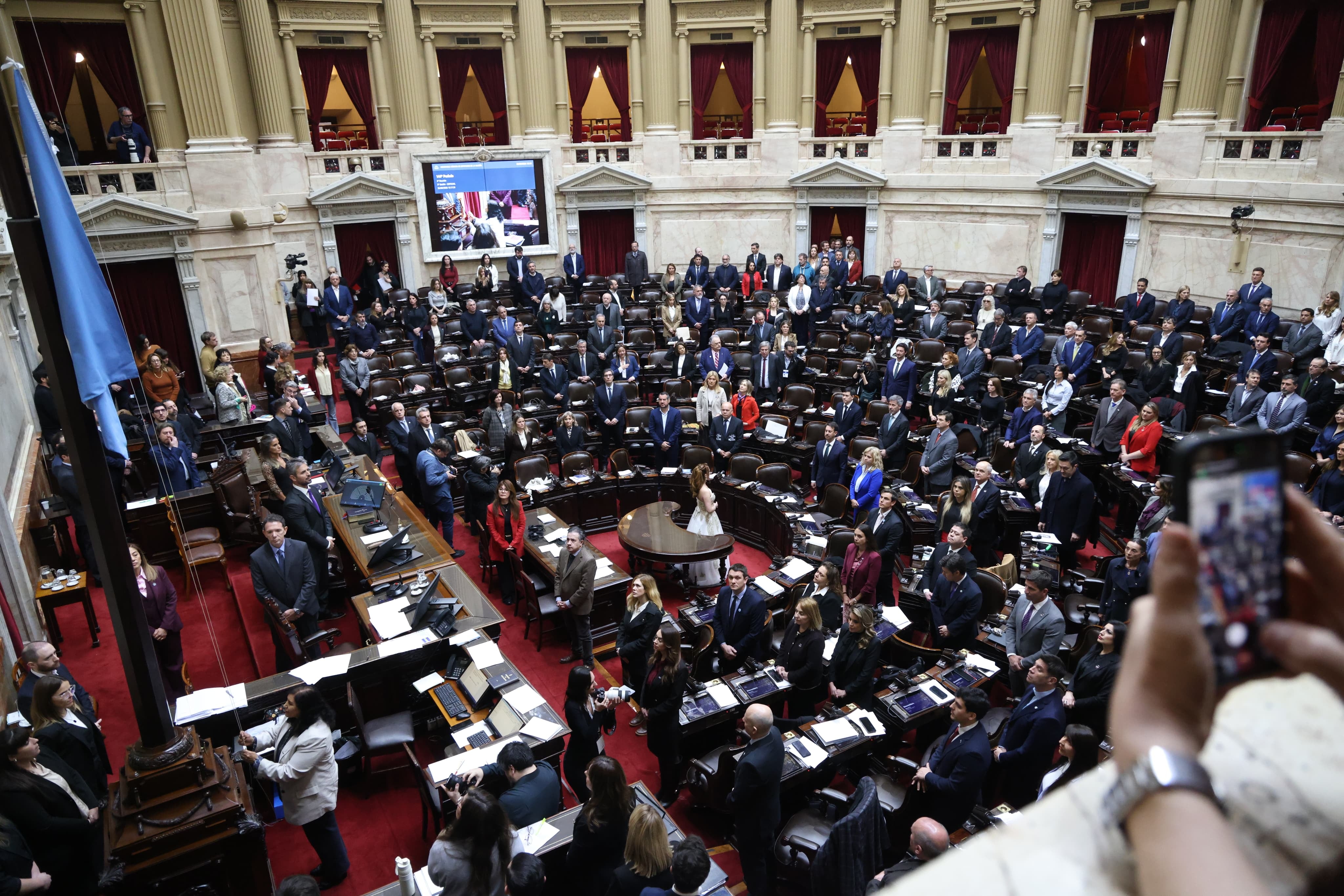 Sesión en Diputados