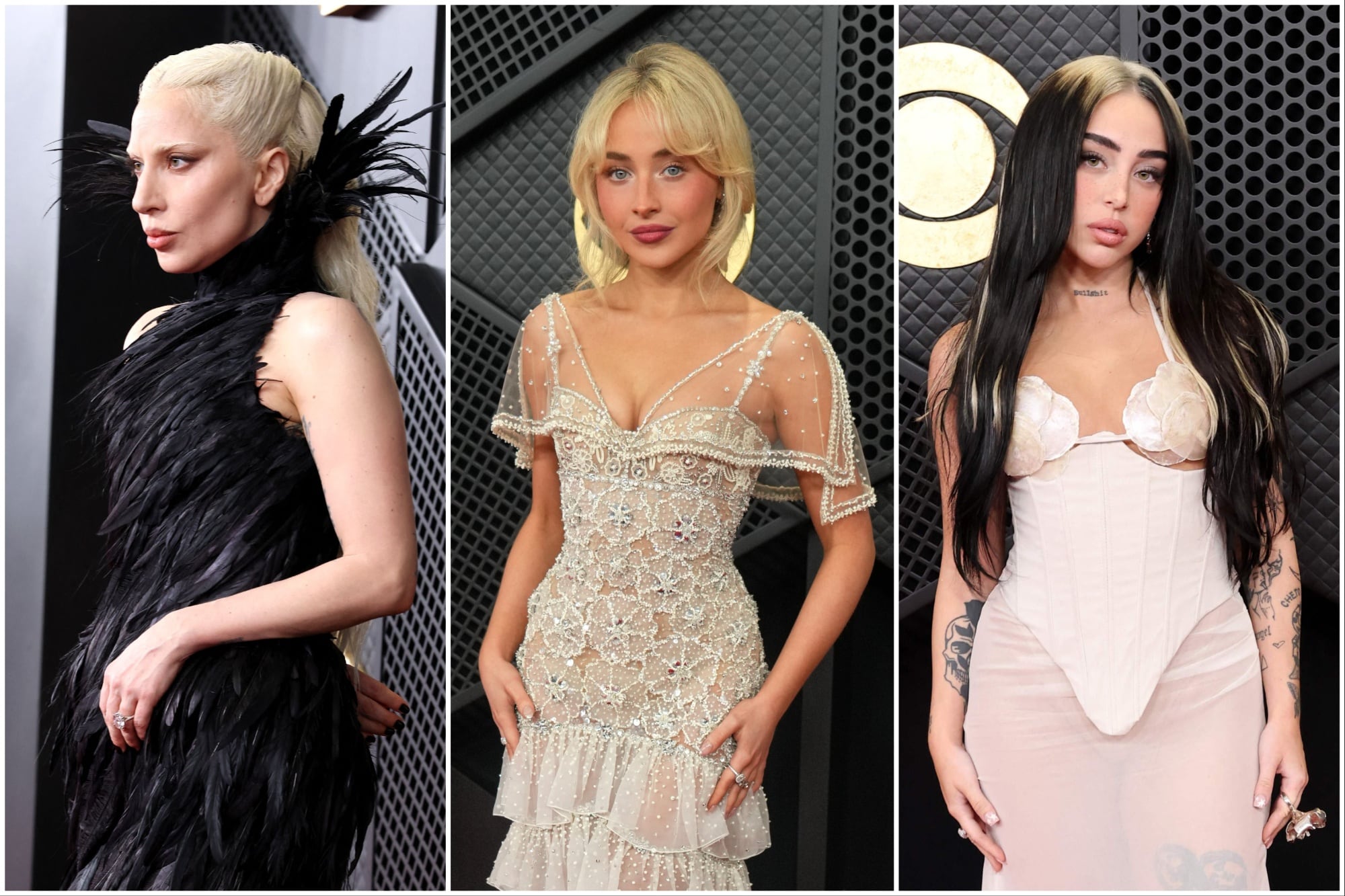 En fotos: de Lady Gaga y Sabrina Carpenter a Nicki Nicole, los looks de la alfombra roja de los Grammy 2026