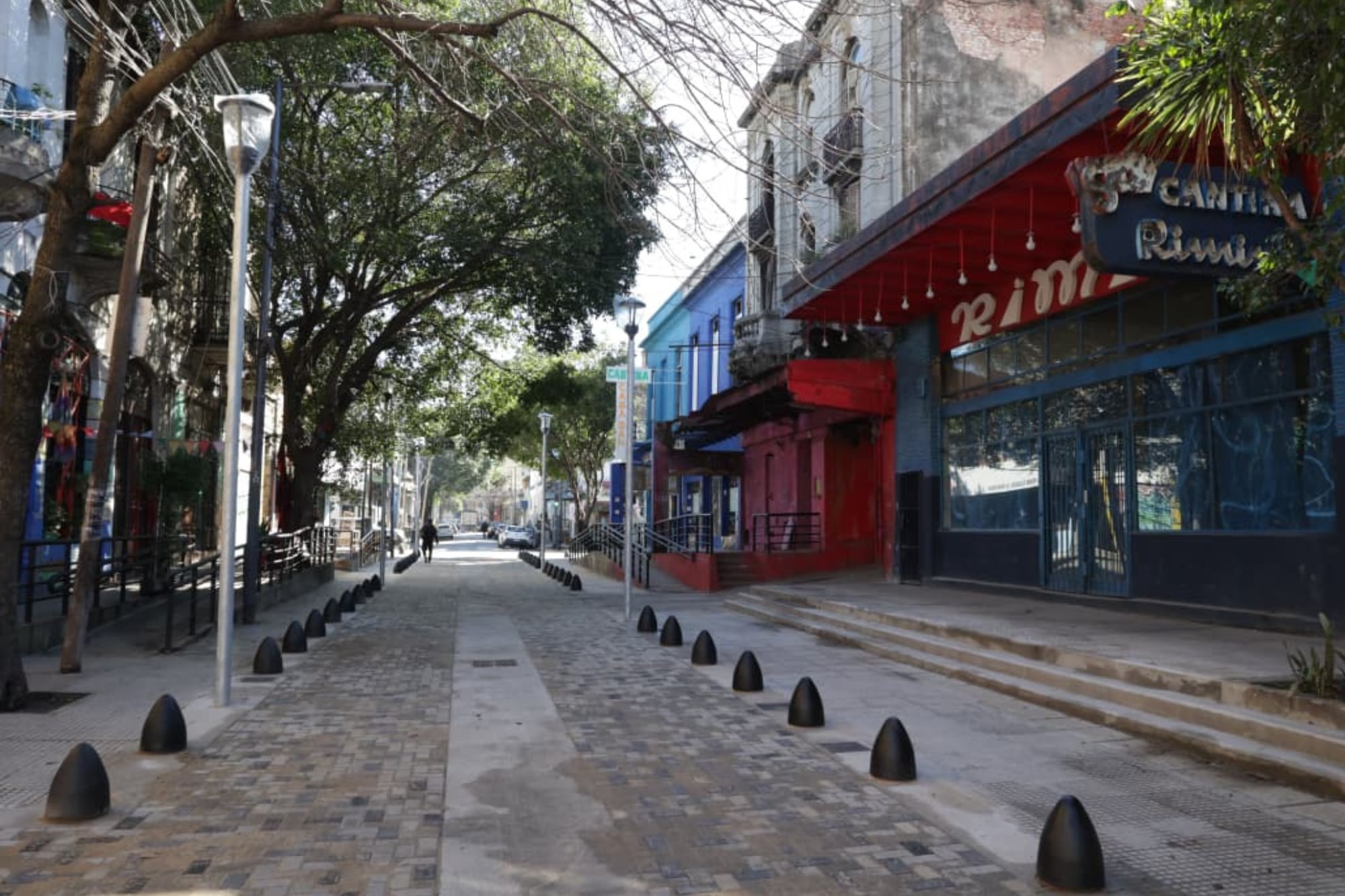 Así quedó renovada una calle emblemática de La Boca tras las obras de infraestructura