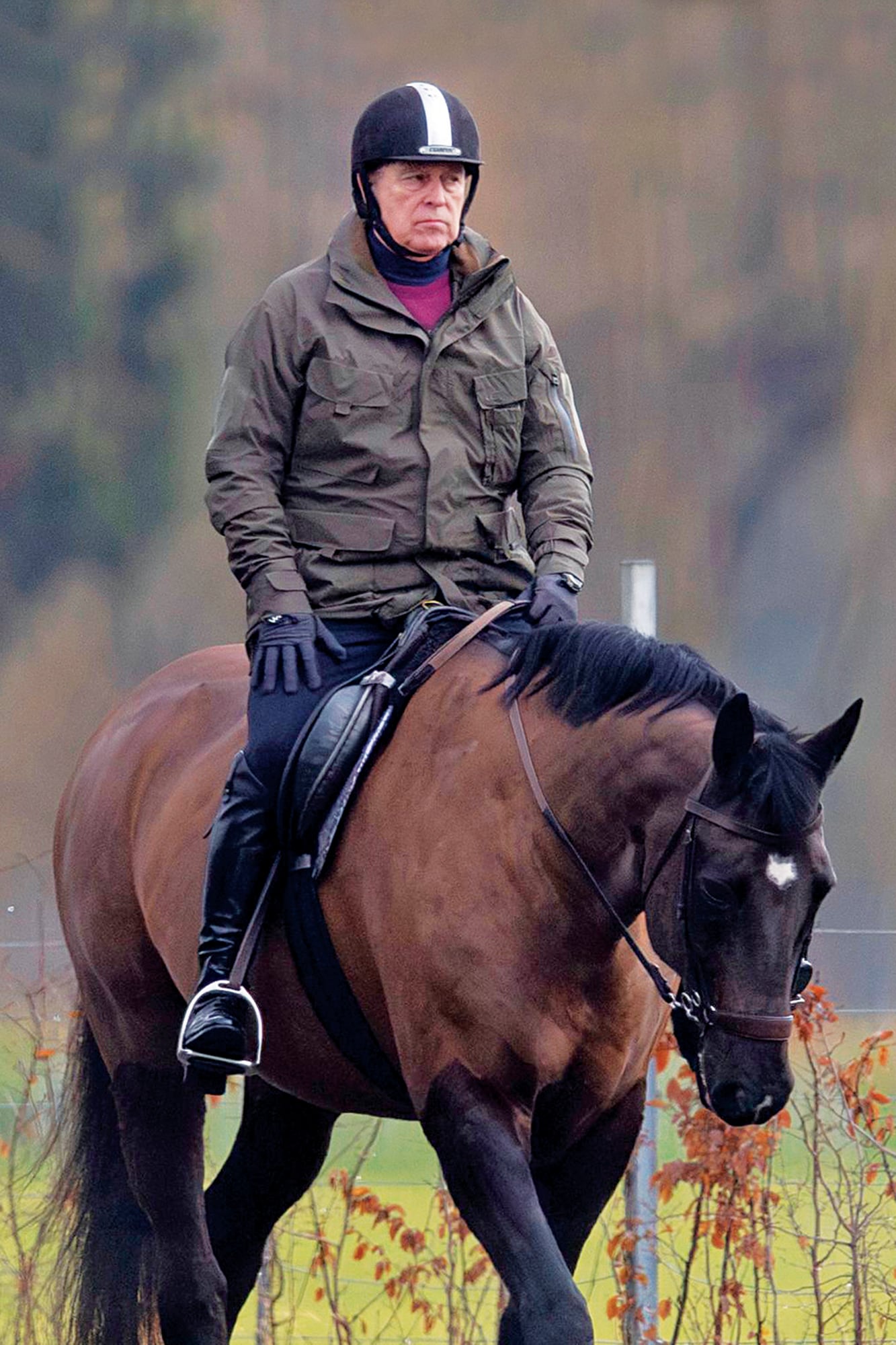 Andrés, en una foto tomada en el castillo de Windsor a mediados de enero de este año, poco antes de que su hermano, el rey Carlos III, lo despojara formalmente del tratamiento de “Alteza Real” y todos sus honores nobiliarios tras el escándalo del caso Epstein. Andrew Lownie, autor de Entitled: The Rise and Fall of the House of York (Con derechos: auge y caída de la casa de York), atraviesa una