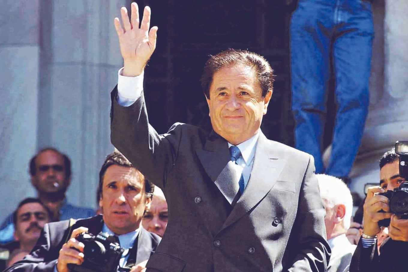 Eduardo Duhalde en marzo de 2002
