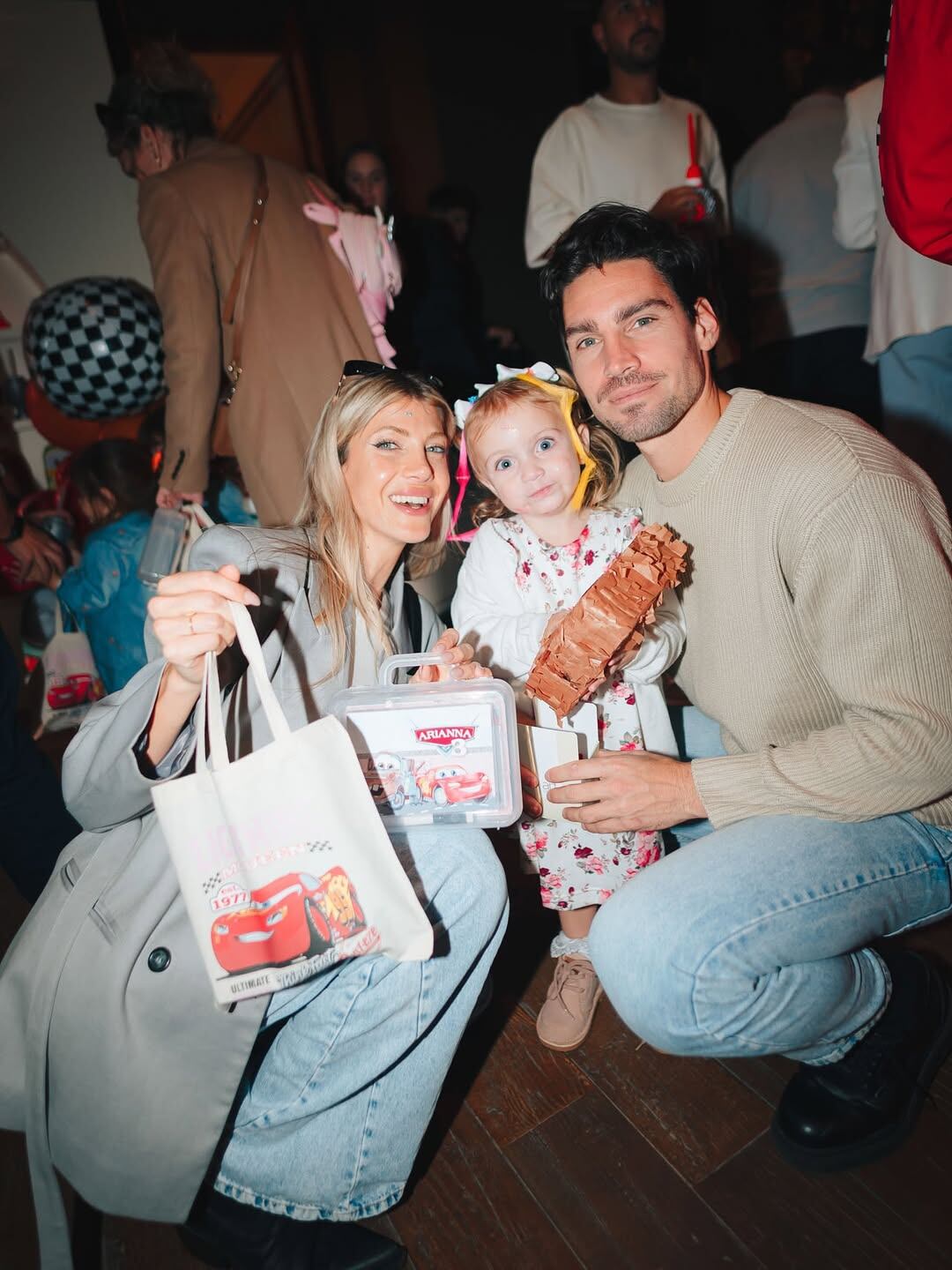 Entre los invitados estuvieron Cale Ruggeri, Nicolás Maccarí y su hija Vita (Foto: Instagram @stephaniedemner)