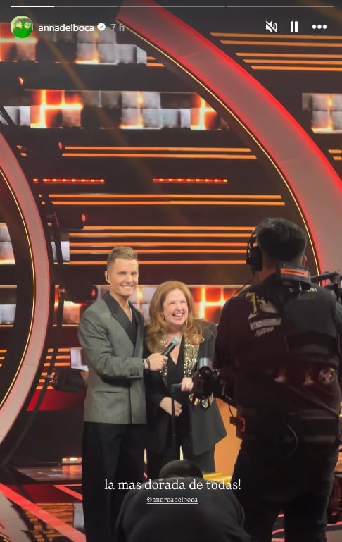 Anna Chiara estuvo presente en la tribuna de Gran Hermano para alentar a su mamá