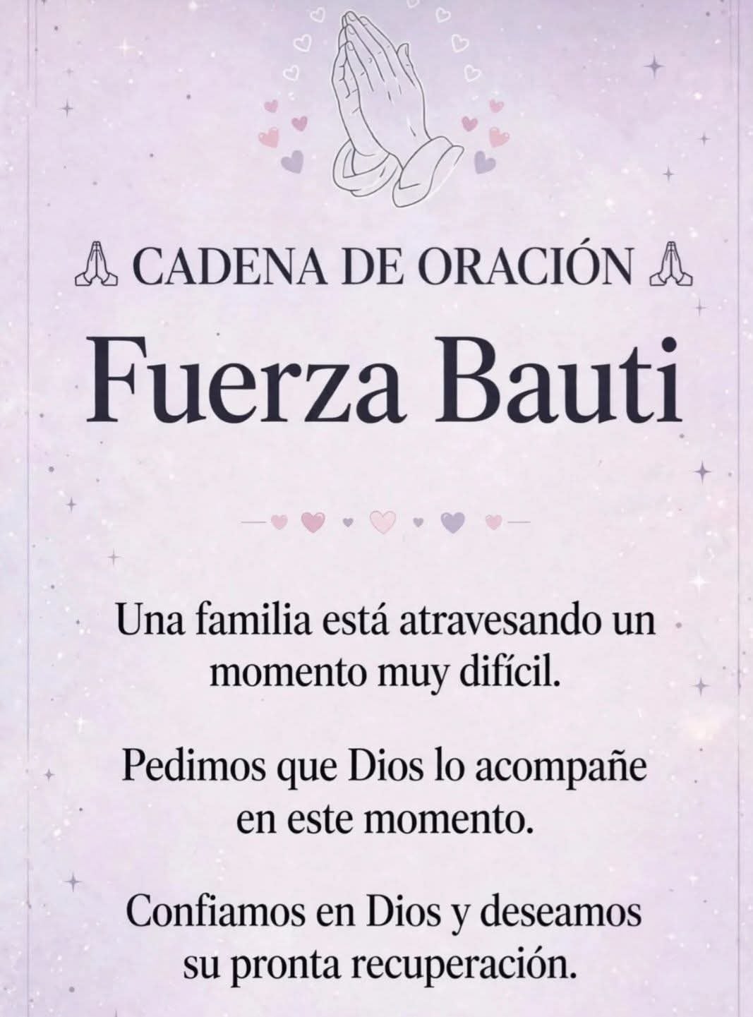 La cadena de oración por el niño que circula en redes sociales