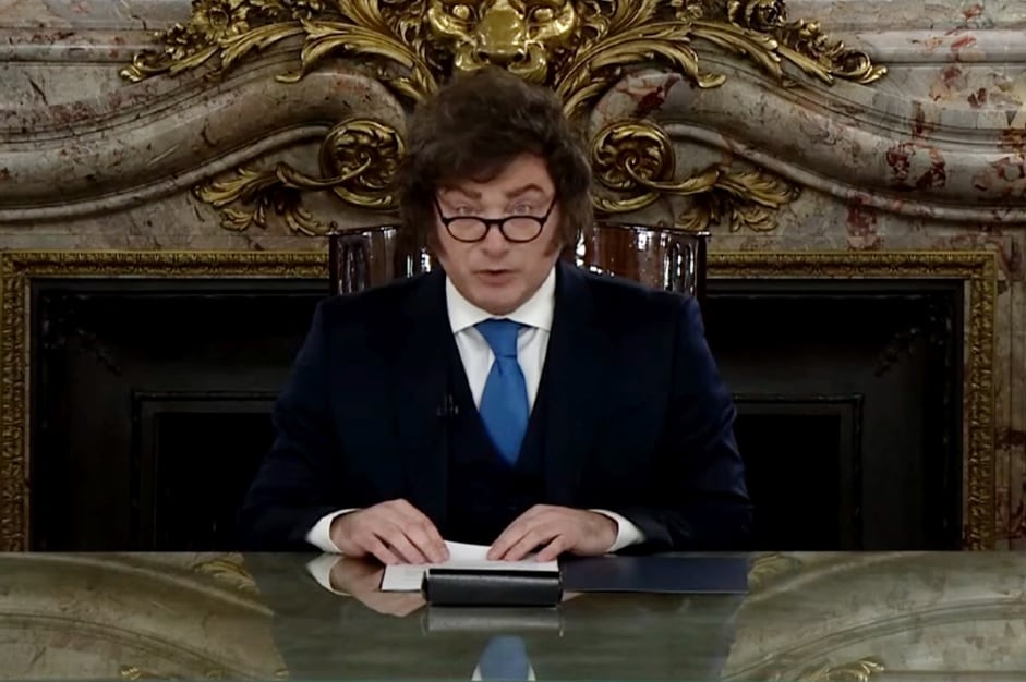 Milei habló en cadena nacional y presentó la reforma del Banco Central