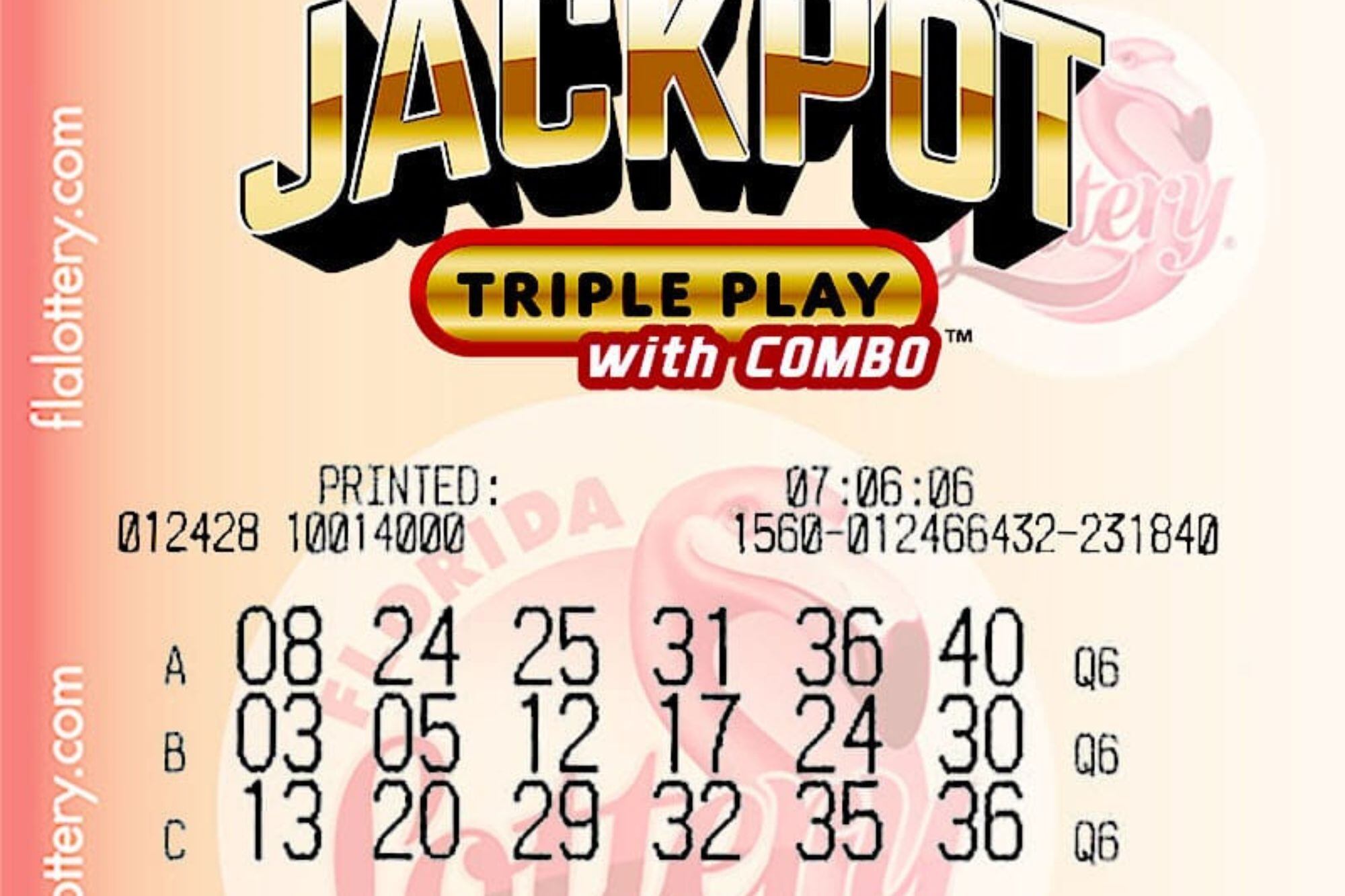 Es importante chequear bien el boleto para no perder el premio (Florida Lottery)