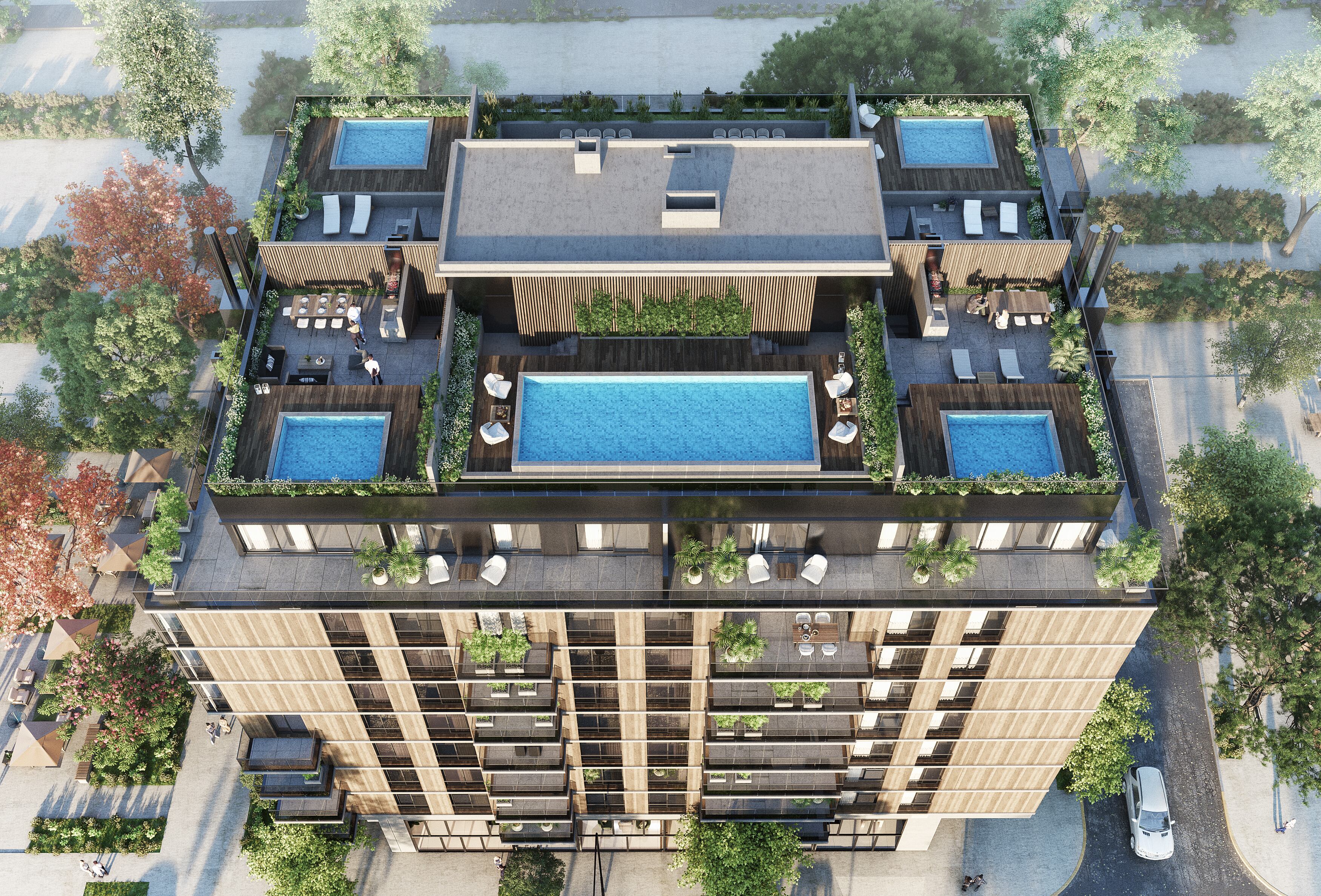 Vista aérea de Ava Aguilar