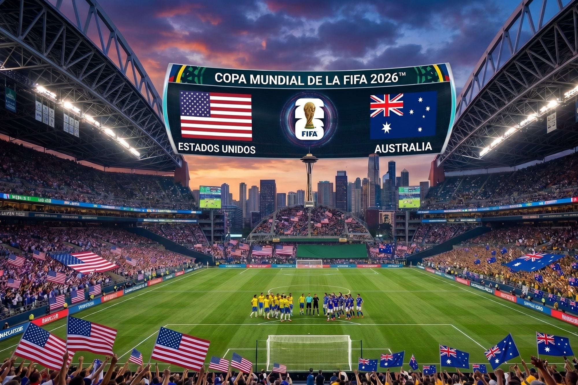 A qué hora de EE.UU. juega USA vs Australia, hoy: Pochettino va por el grupo D del Mundial 2026