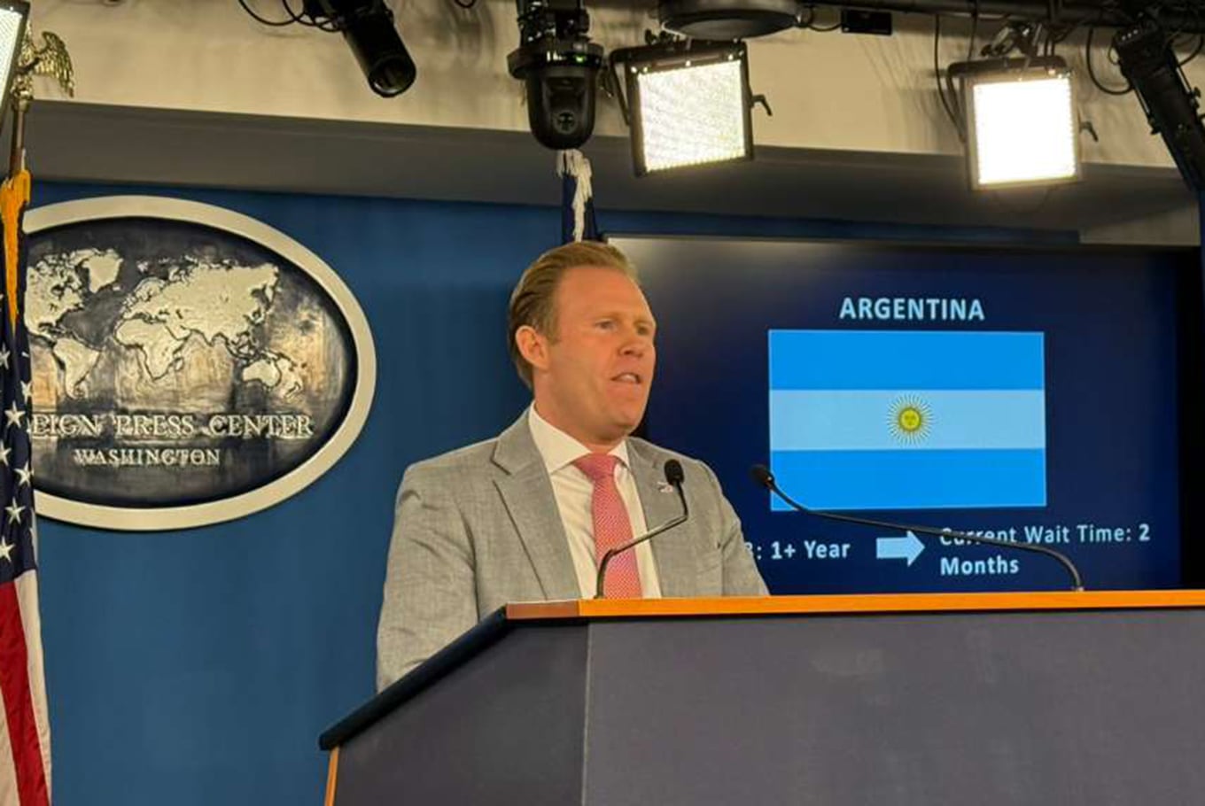 El director ejecutivo de la task force de la Casa Blanca para el Mundial, Andrew Giuliani, manifestó que los futbolistas argentinos tenían en Estados Unidos