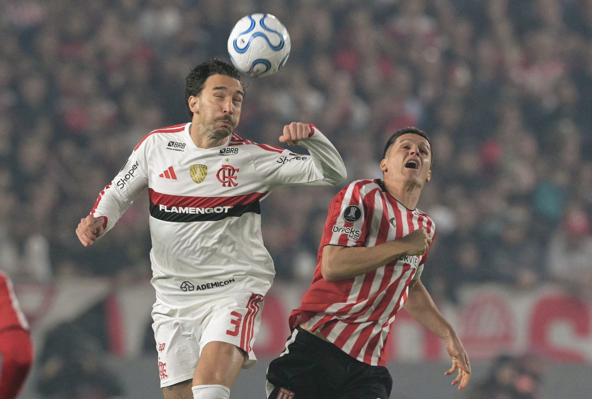 Estudiantes empató con Flamengo en el partido de ida de las semifinales de la Copa Libertadores