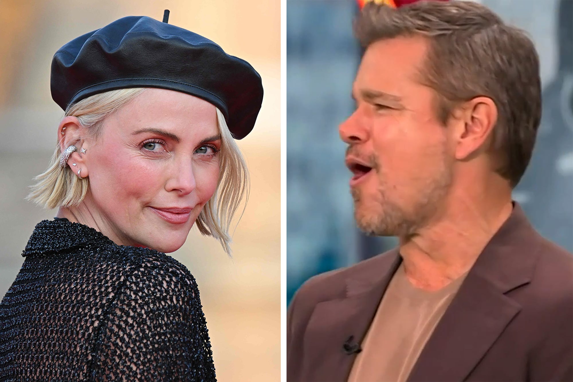 Charlize Theron quedó fascinada con el físico de Matt Damon y lanzó una curiosa confesión: “¡No puedo estar mirándole eso!“