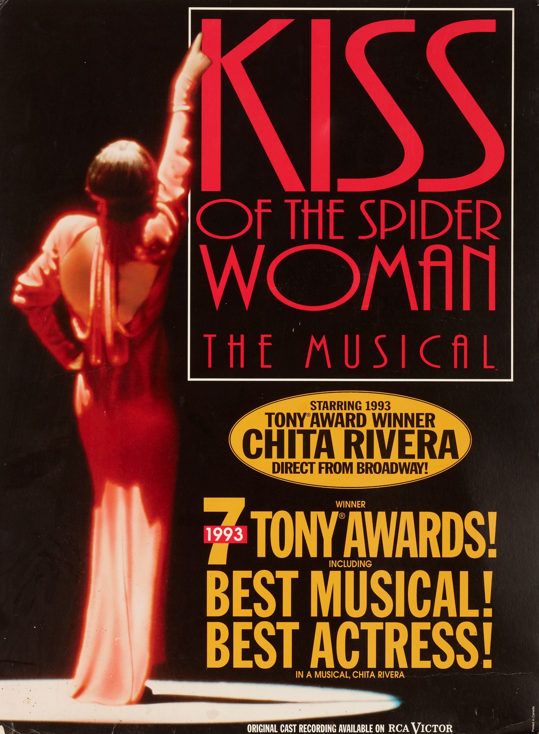 El beso de la mujer araña se convirtió en musical y Chita Rivera brilló en él, en Broadway