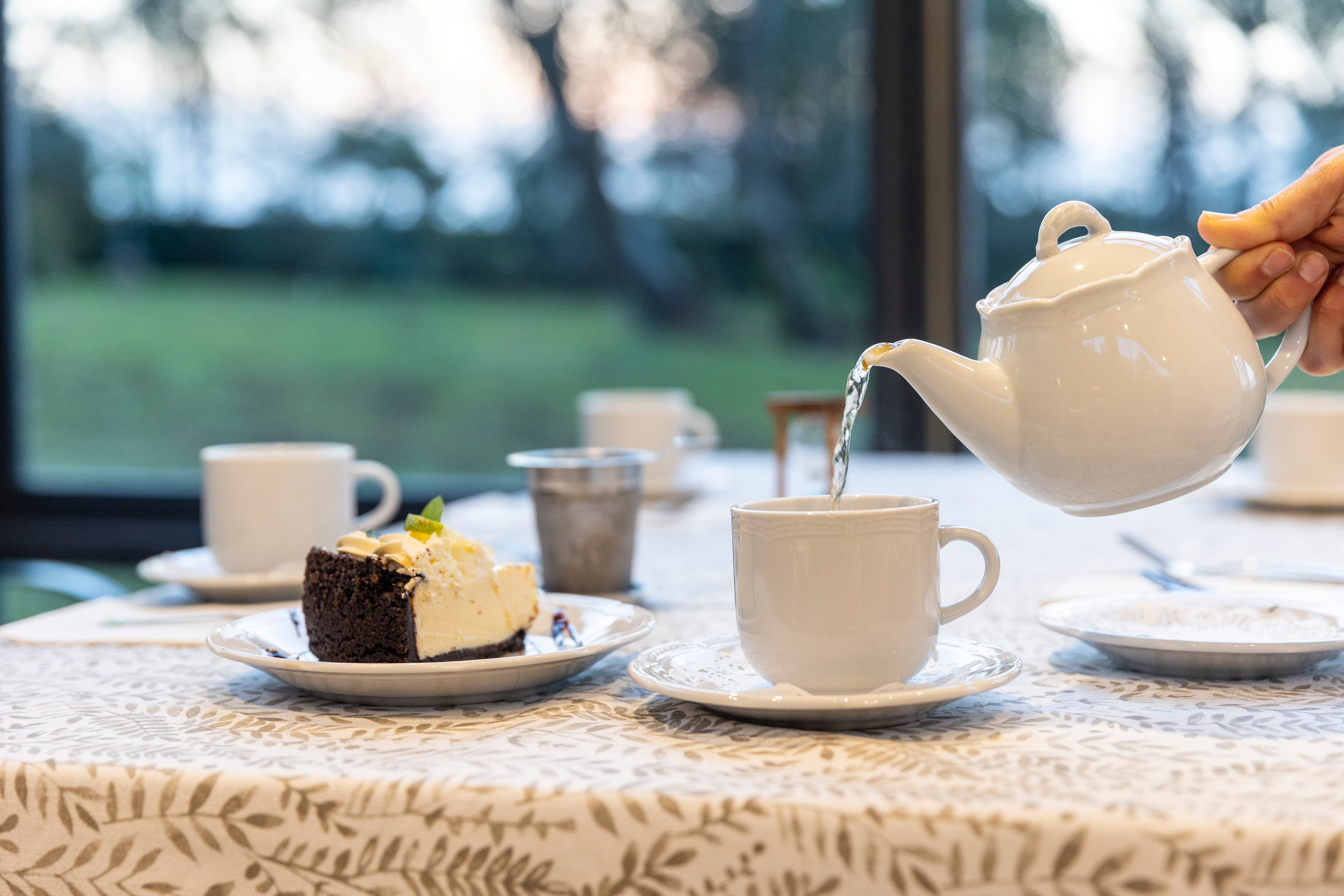 La casa de té de La Ruta del Té.