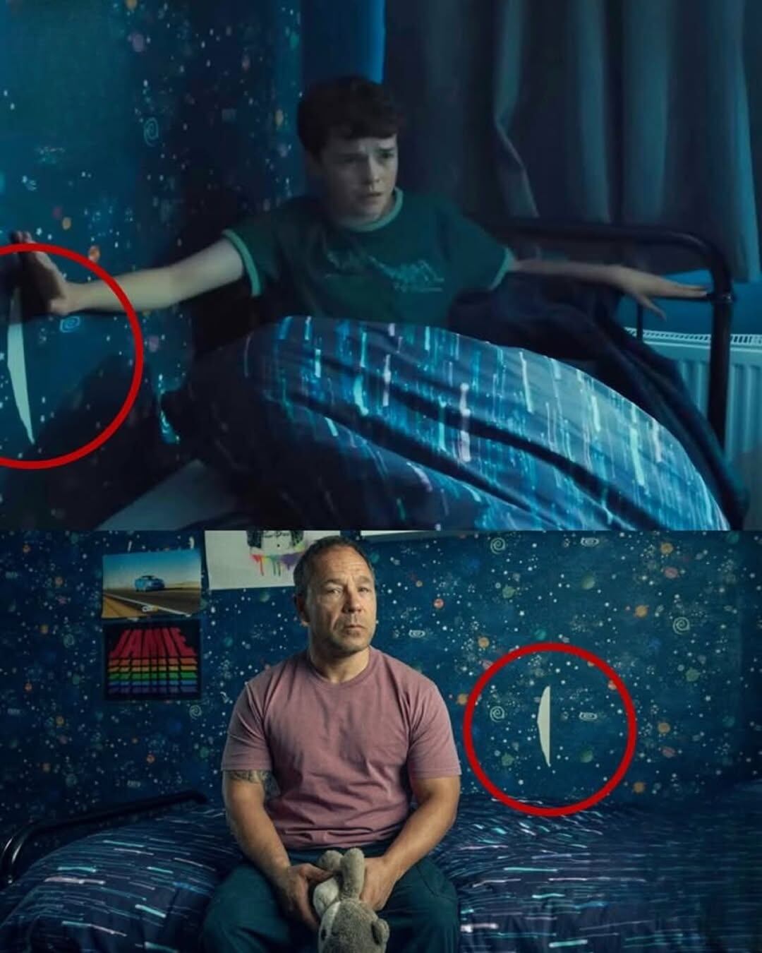 El detalle perturbador que no pasó inadvertido por los fanáticos de la serie (Foto Instagram/@diegoandrade_director)