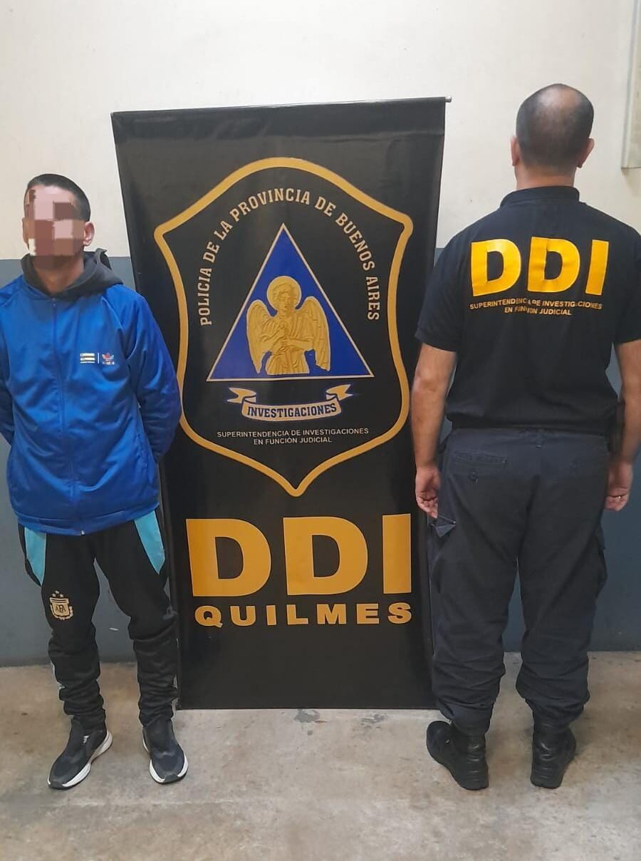 Detenido en Quilmes, de 38 años