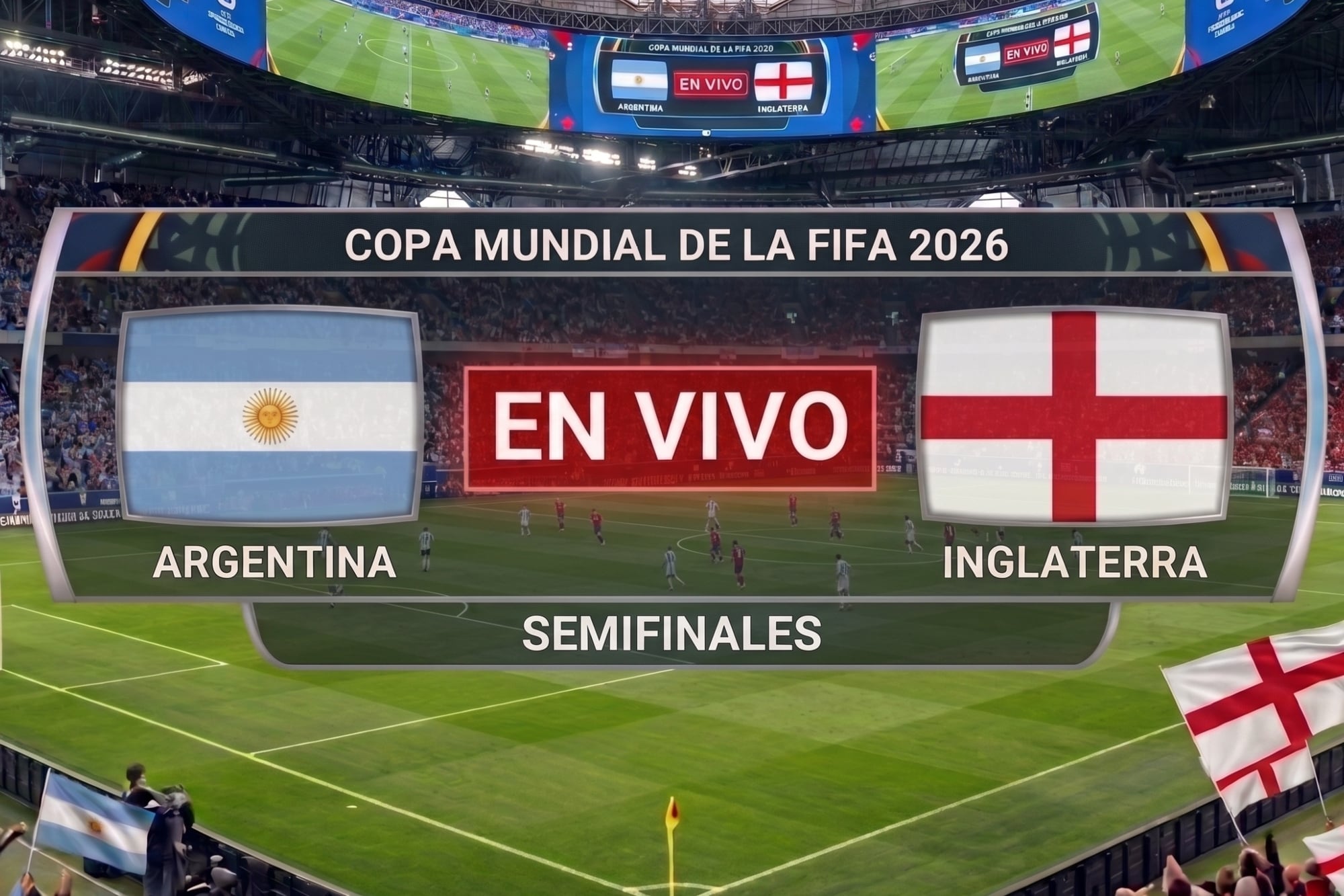 A qué hora de EE.UU. y dónde juega la selección argentina vs. Inglaterra en vivo por las semifinales del Mundial 2026