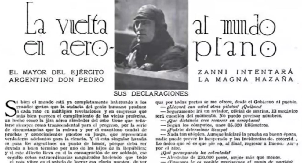 La prensa siguió con interés la hazaña de Zanni