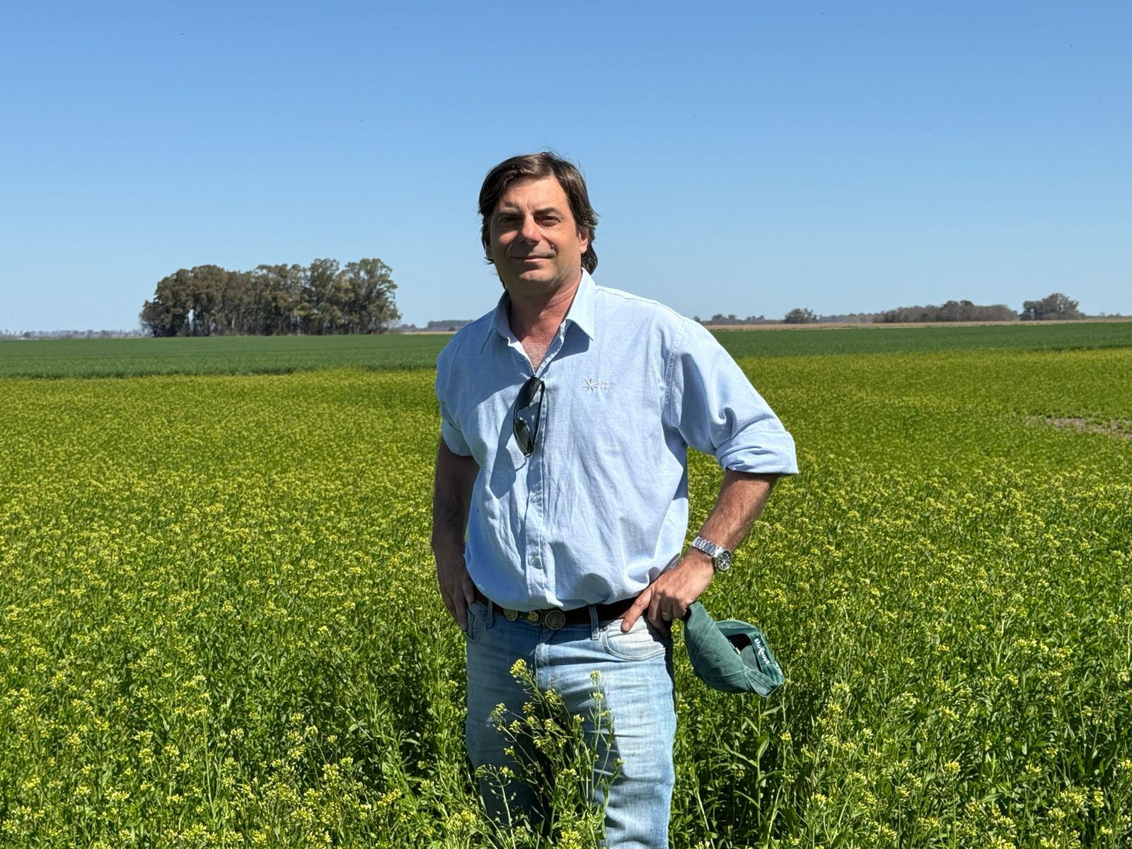 Juan Ignacio Mateu, coordinador técnico de la compañía, dijo que uno de los desafíos más importantes de la compañía en Arrecifes fue enfrentar los problemas de erosión hídrica