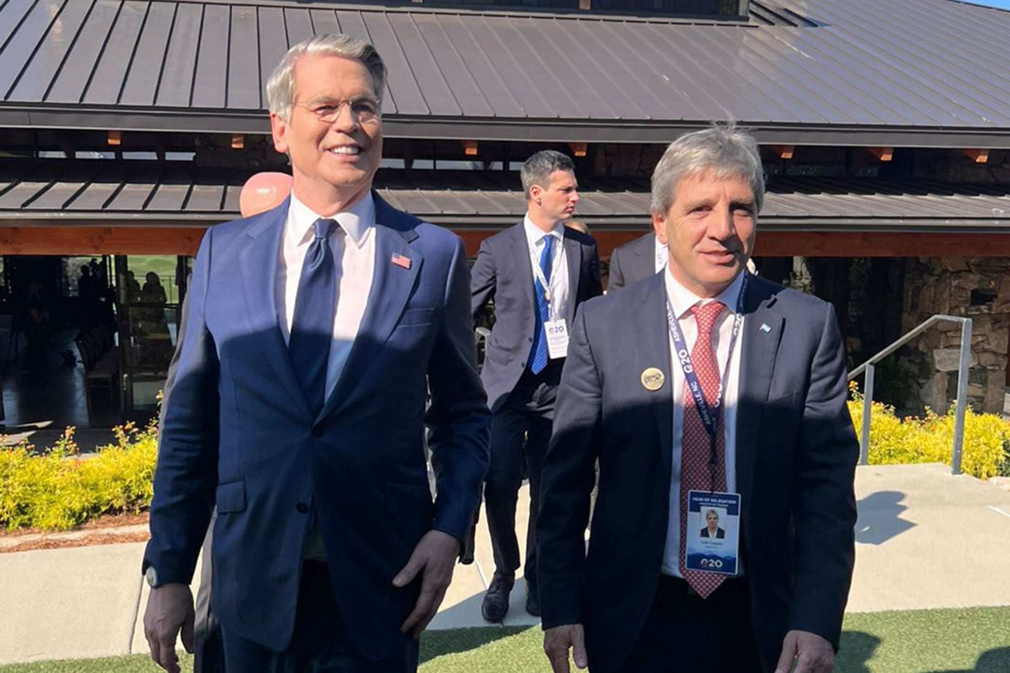 Scott Bessent y Luis Caputo