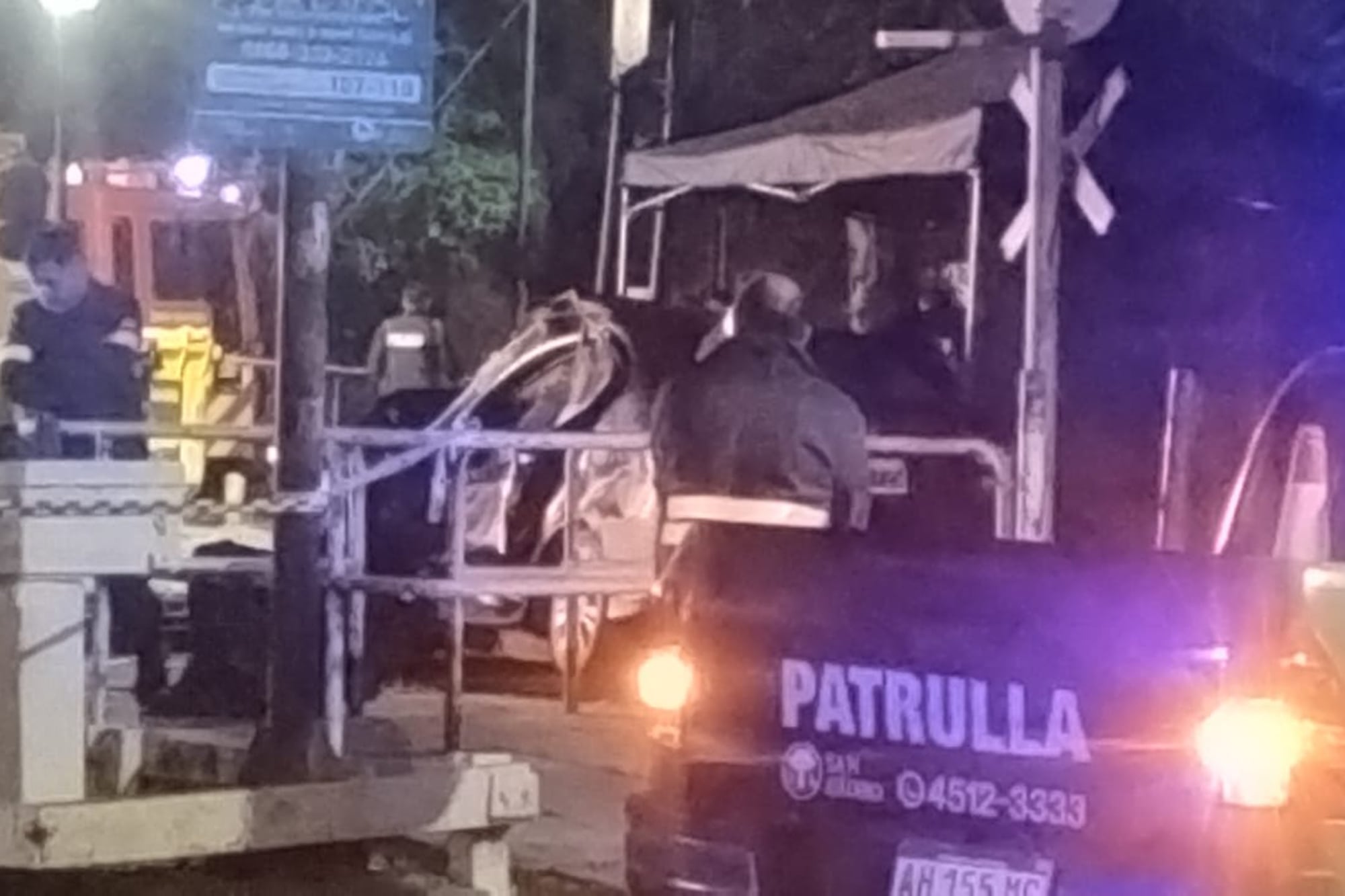La Policía realizó peritajes en la zona del accidente
