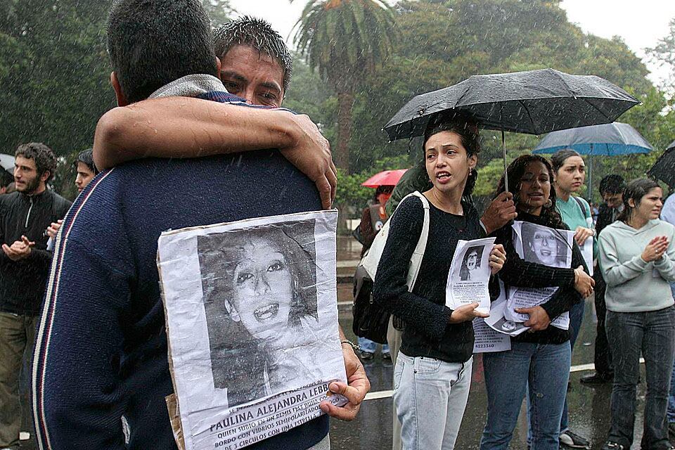 Pedido de justicia durante el último juicio