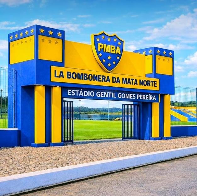 Render de cómo quedará la entrada del estadio municipal