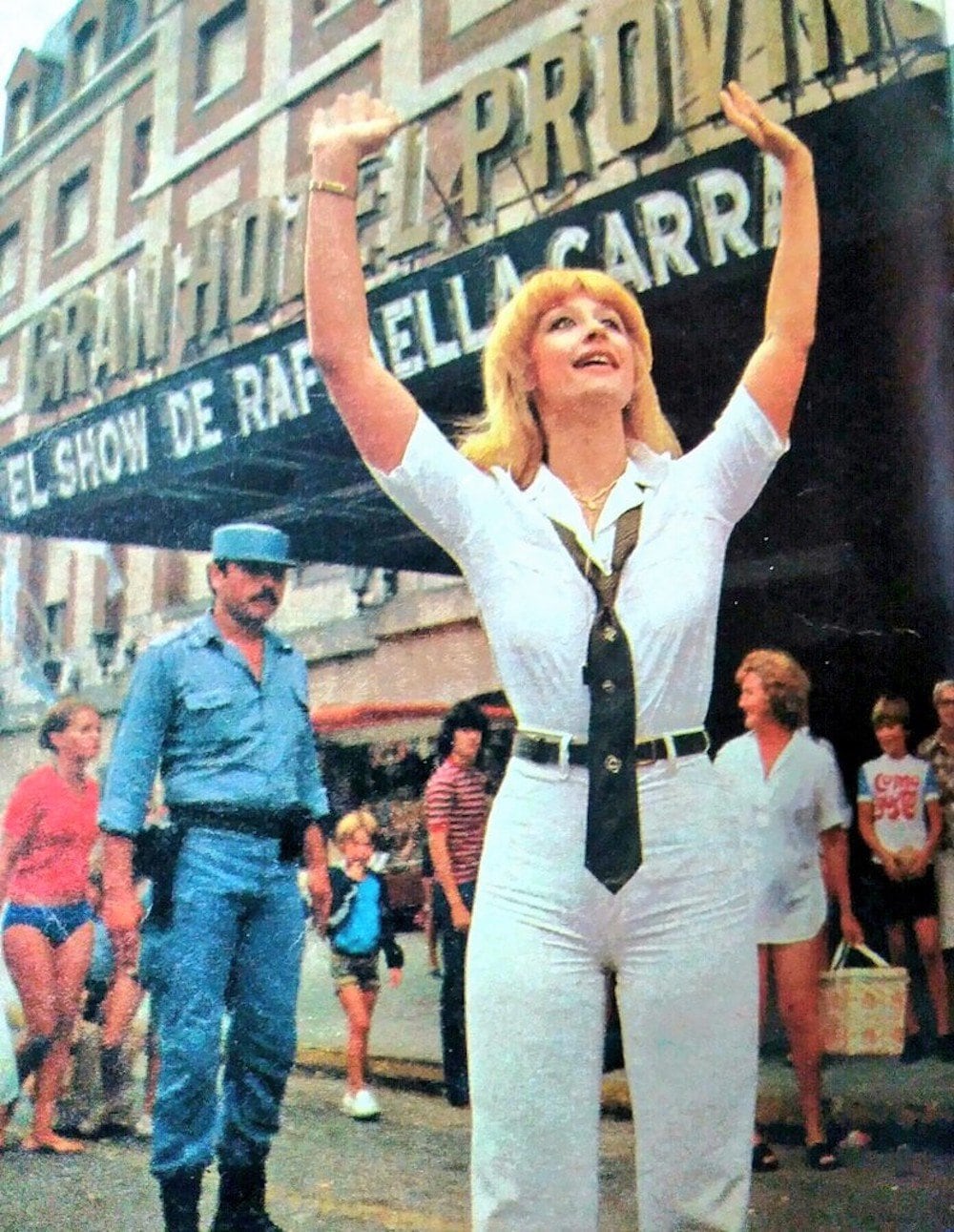 raffaella carra en Mar del Plata