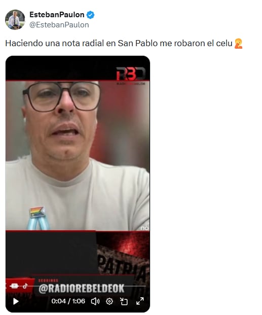 El posteo de Paulón