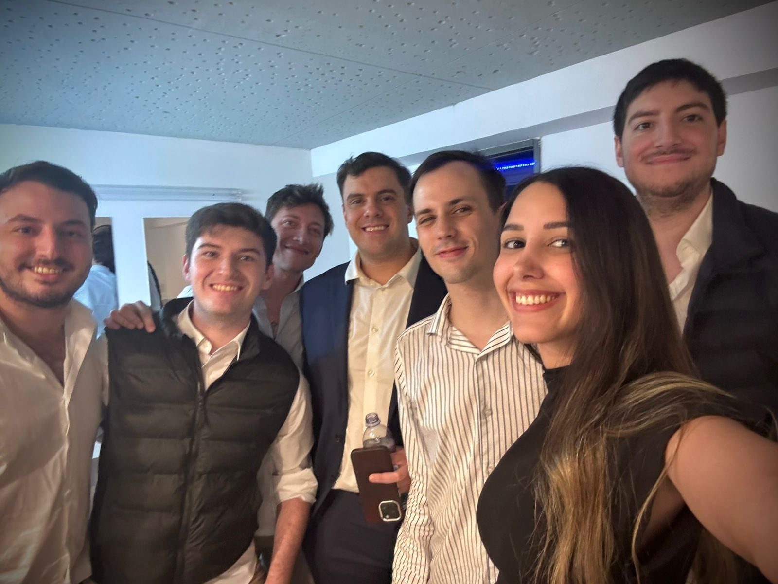 Santiago Caputo, junto al